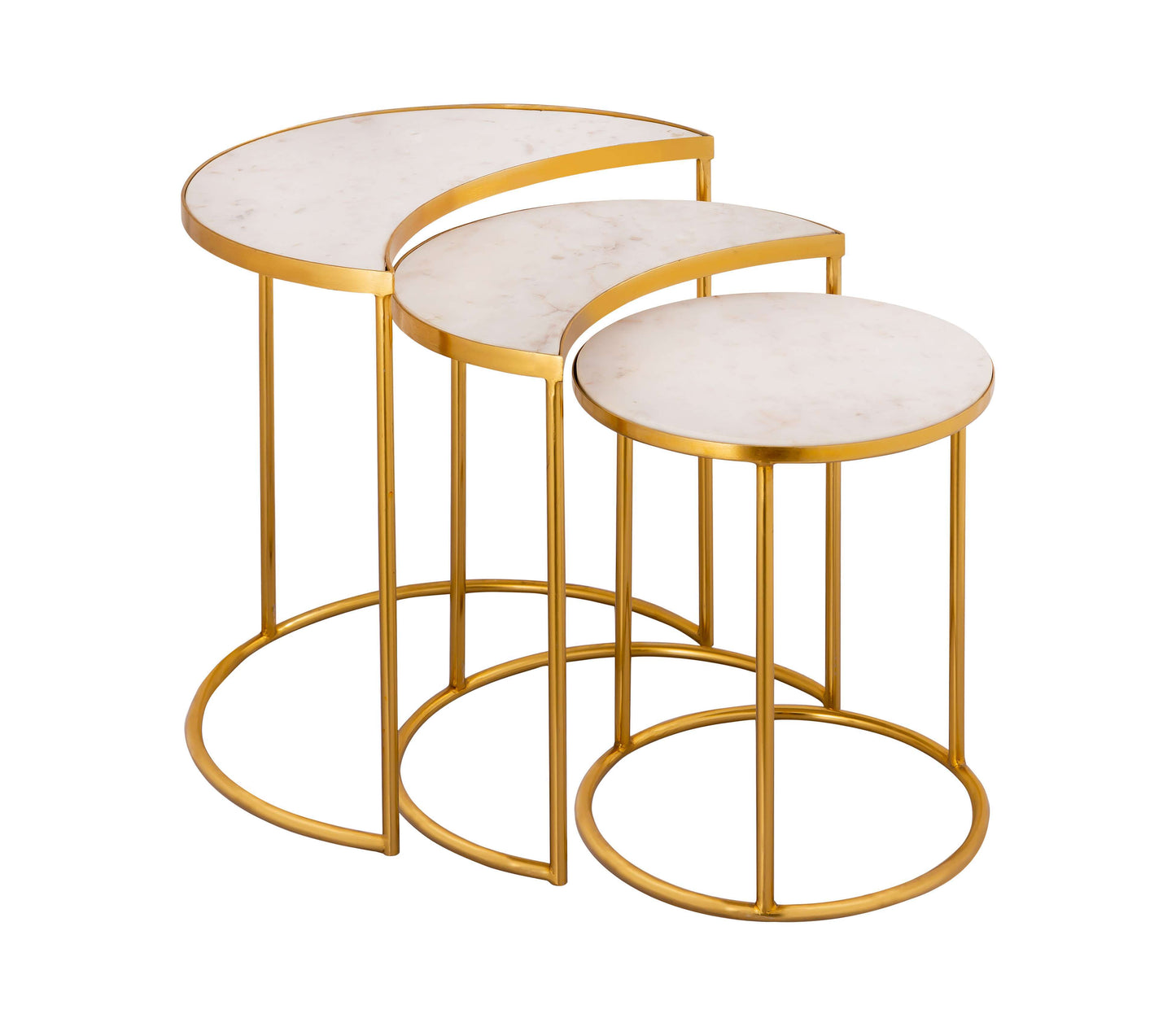 Crescent Nesting Tables Floor Model Outlet Special - Local Store Pickup OB OUTLET  Floor Model Outlet Special - Local Store Pickup   Four Hands, Mid Century Modern Furniture, Old Bones Furniture Company, Old Bones Co, Modern Mid Century, Designer Furniture, https://www.oldbonesco.com/