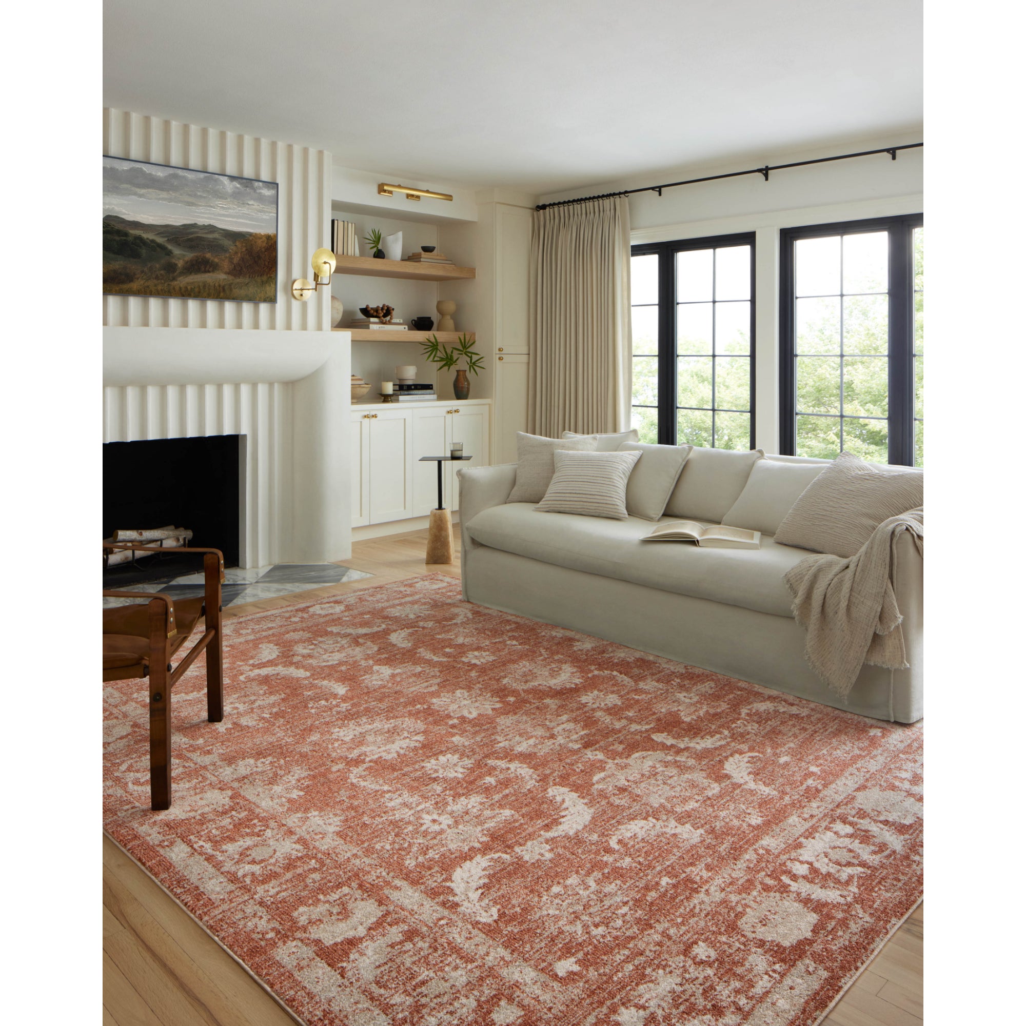 Loloi Odette Rust/Ivory Rug