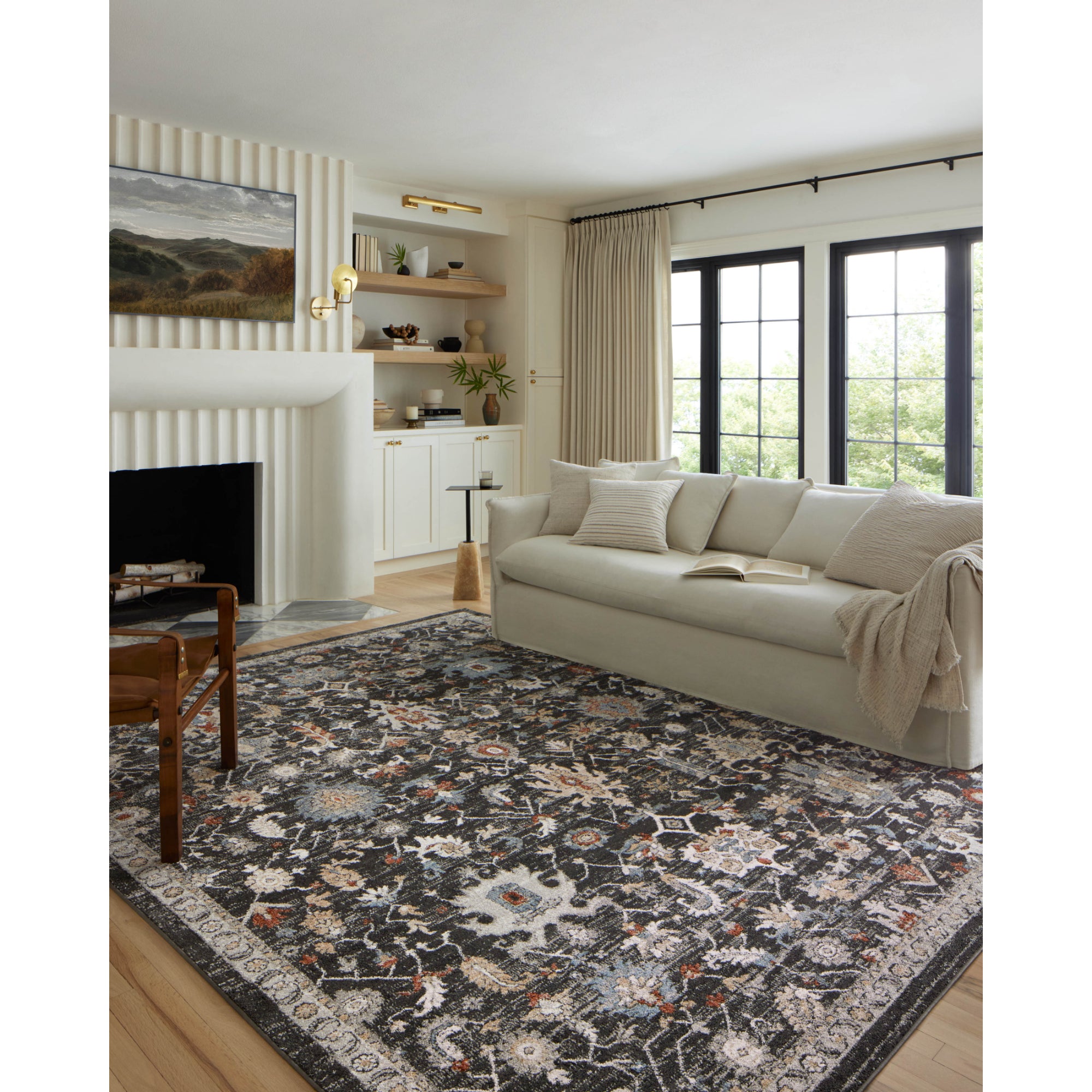 Loloi Odette Charcoal/Multi Rug