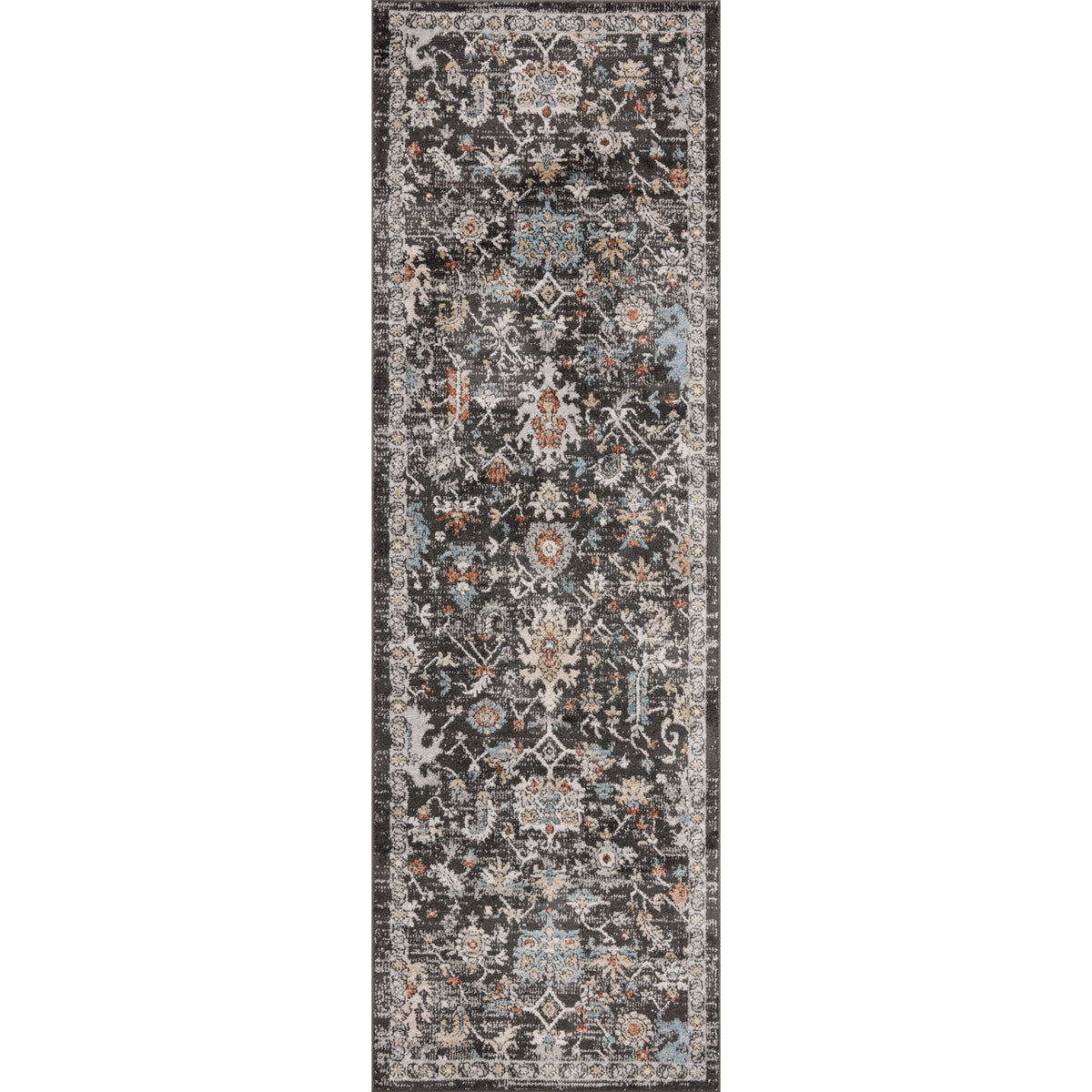 Loloi Odette Charcoal/Multi Rug by Loloi