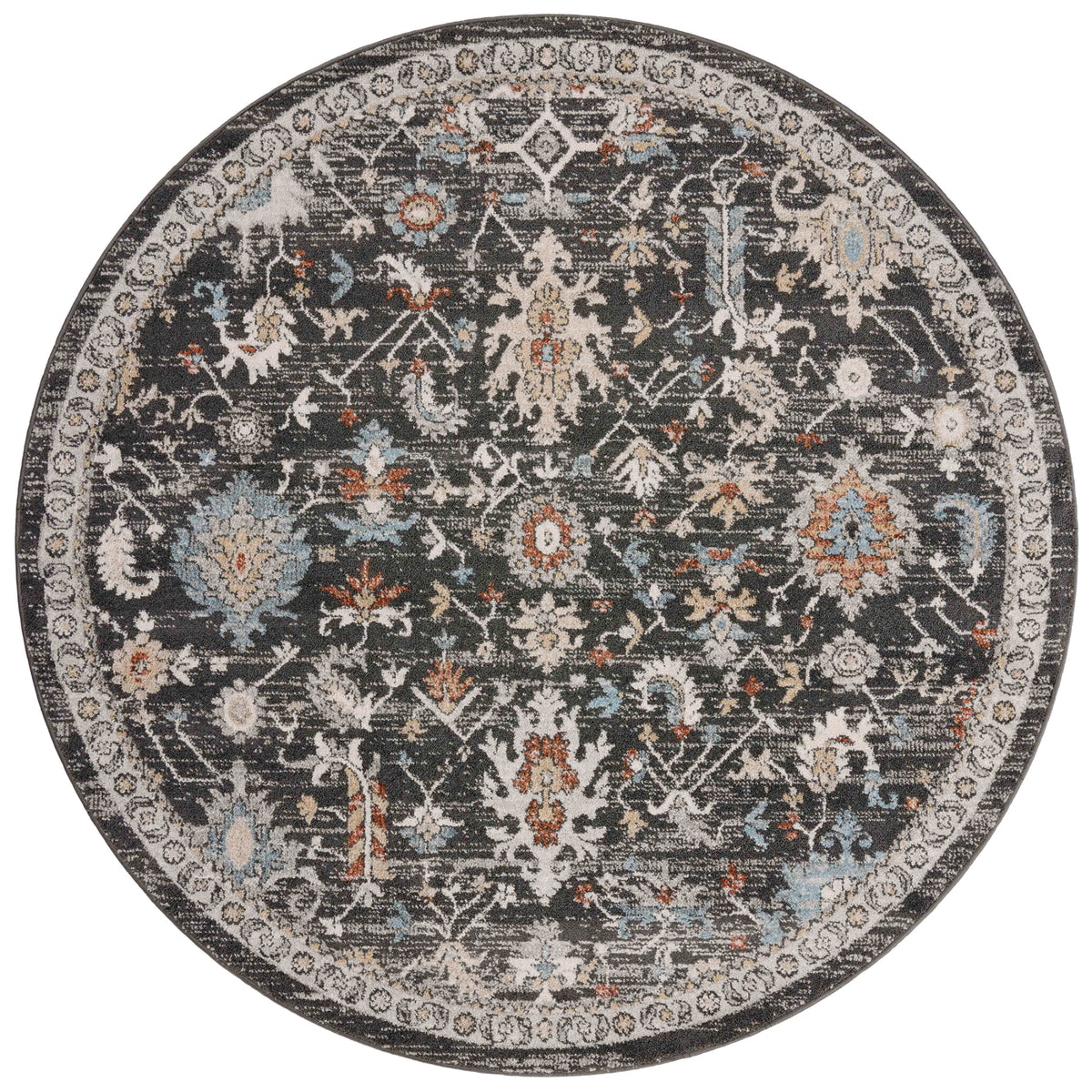 Loloi Odette Charcoal/Multi Rug by Loloi