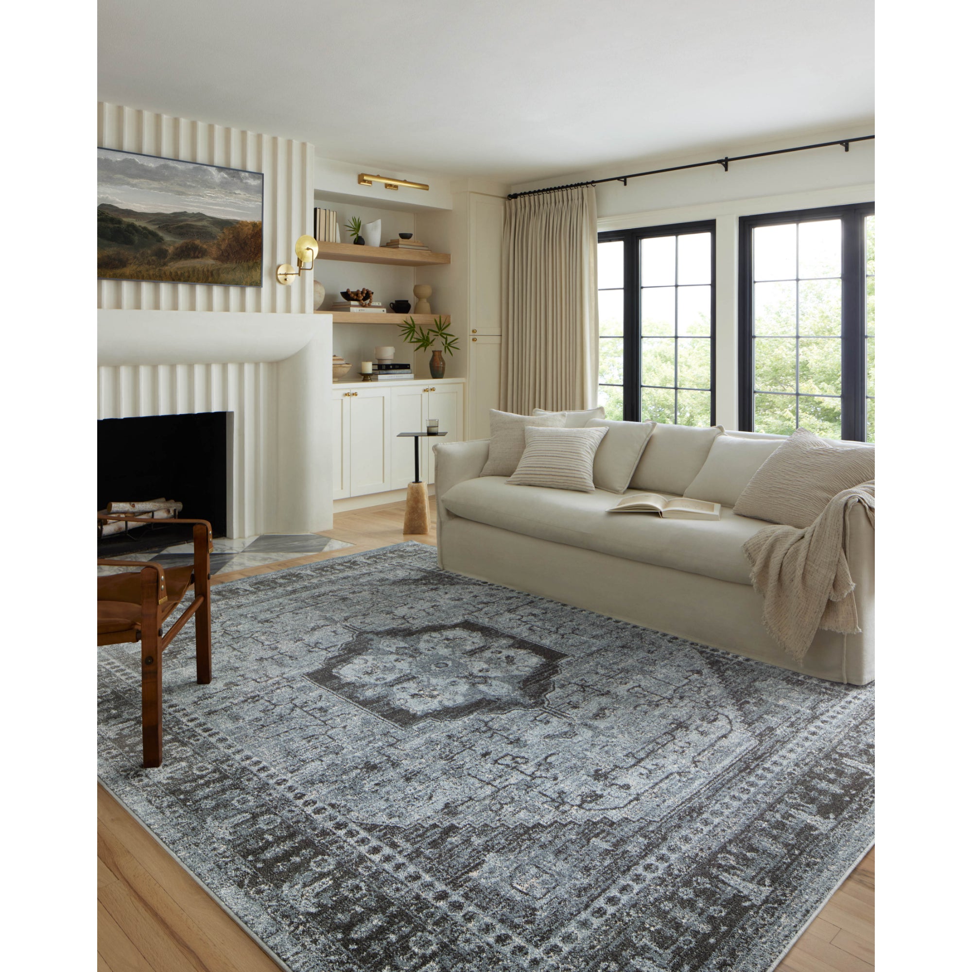Loloi Odette Sky/Charcoal Rug