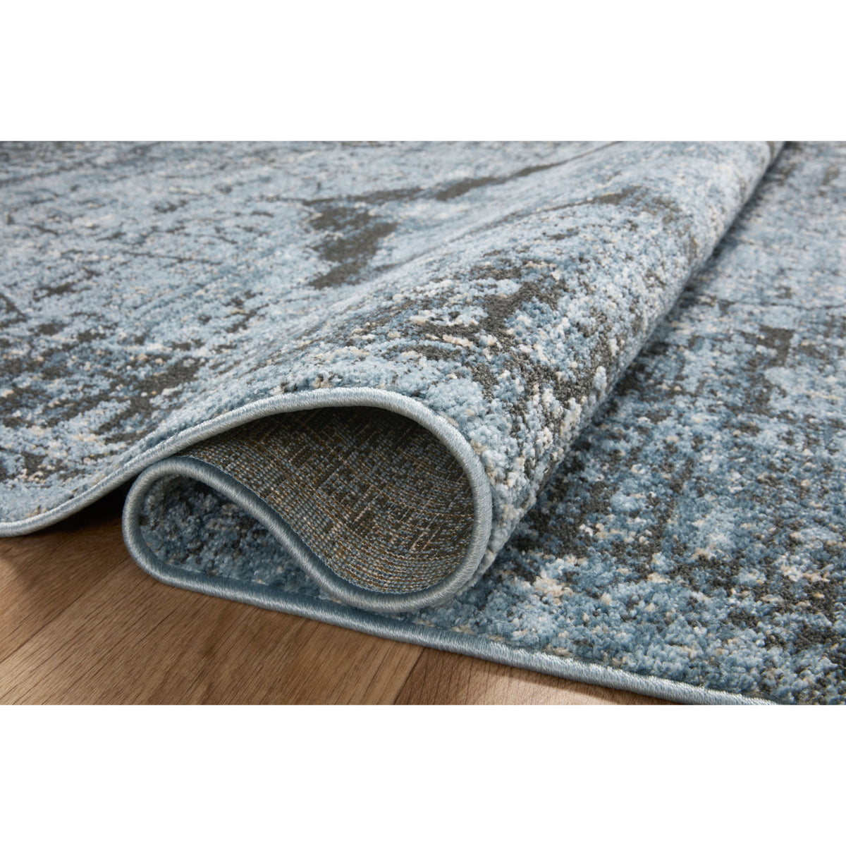 Loloi Odette Sky/Charcoal Rug by Loloi
