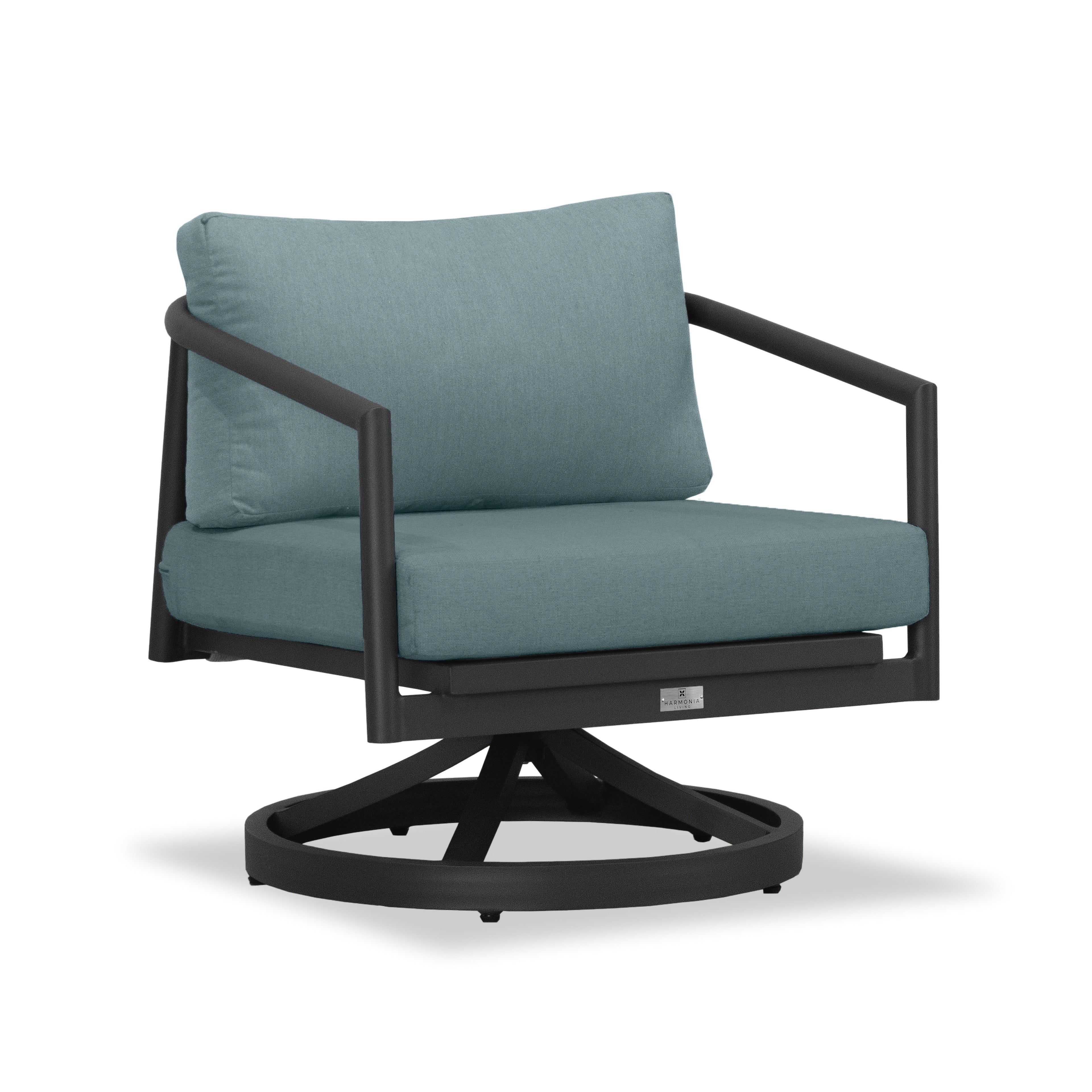 Olio Swivel Rocker Outdoor Accent & Lounge Chairs Harmonia Living Black Cast Lagoon , Black Friday Sale Harmonia Living Furniture Sale, Old Bones Co, Mid Century Furniture Sale, Four Hands Furniture, Black Friday Sale Olio Swivel Rocker,Gus Sale, Perigold Olio Swivel Rocker Outdoor Accent & Lounge Chairs Black Friday Sale , Perigold Sale Olio Swivel Rocker,Olio Swivel Rocker Lulu and Georgia, Burke Decor Sale Olio Swivel Rocker, www.oldbonesco.com