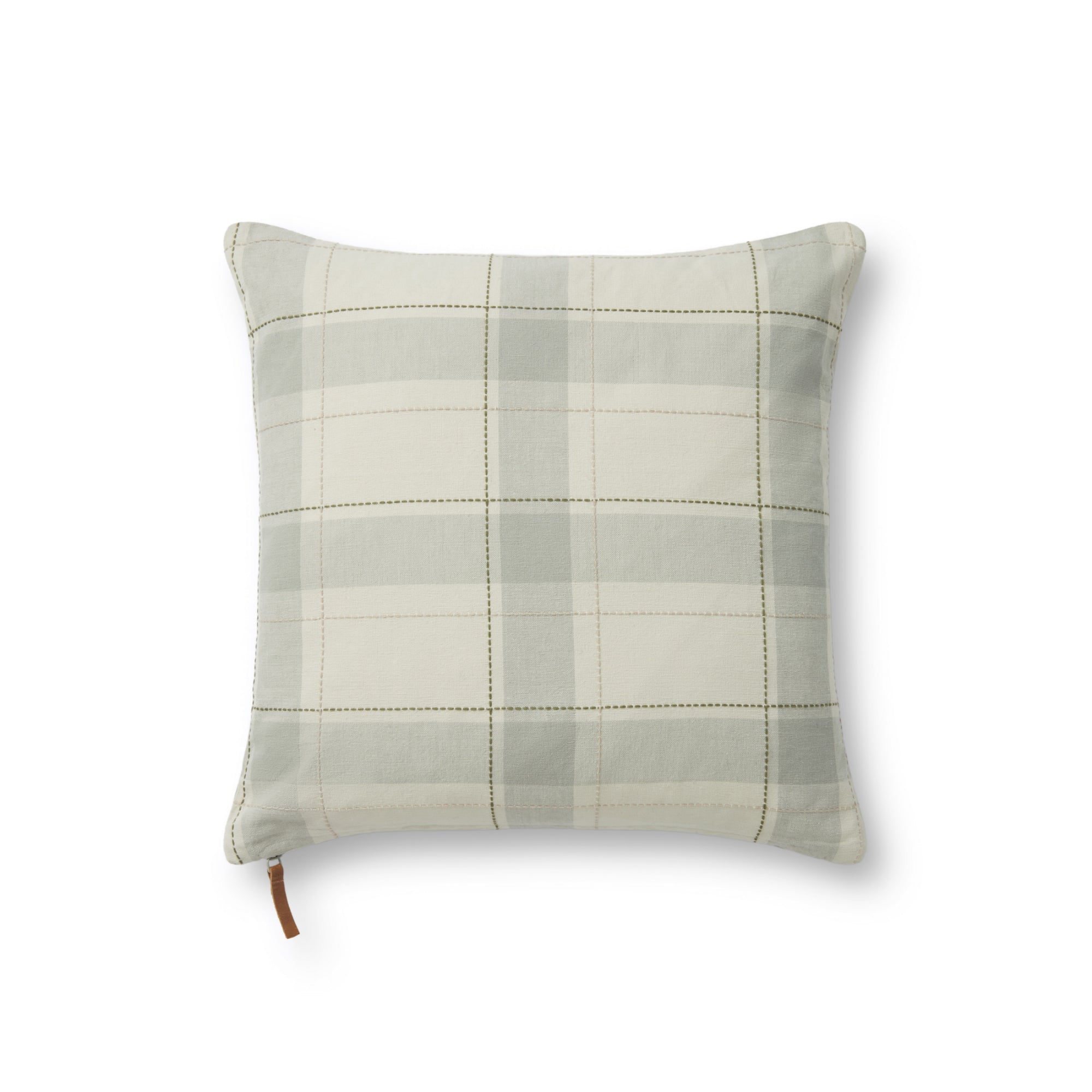 Chris Loves Julia x Loloi Linus Sage/Multi 18" x 18" Pillow