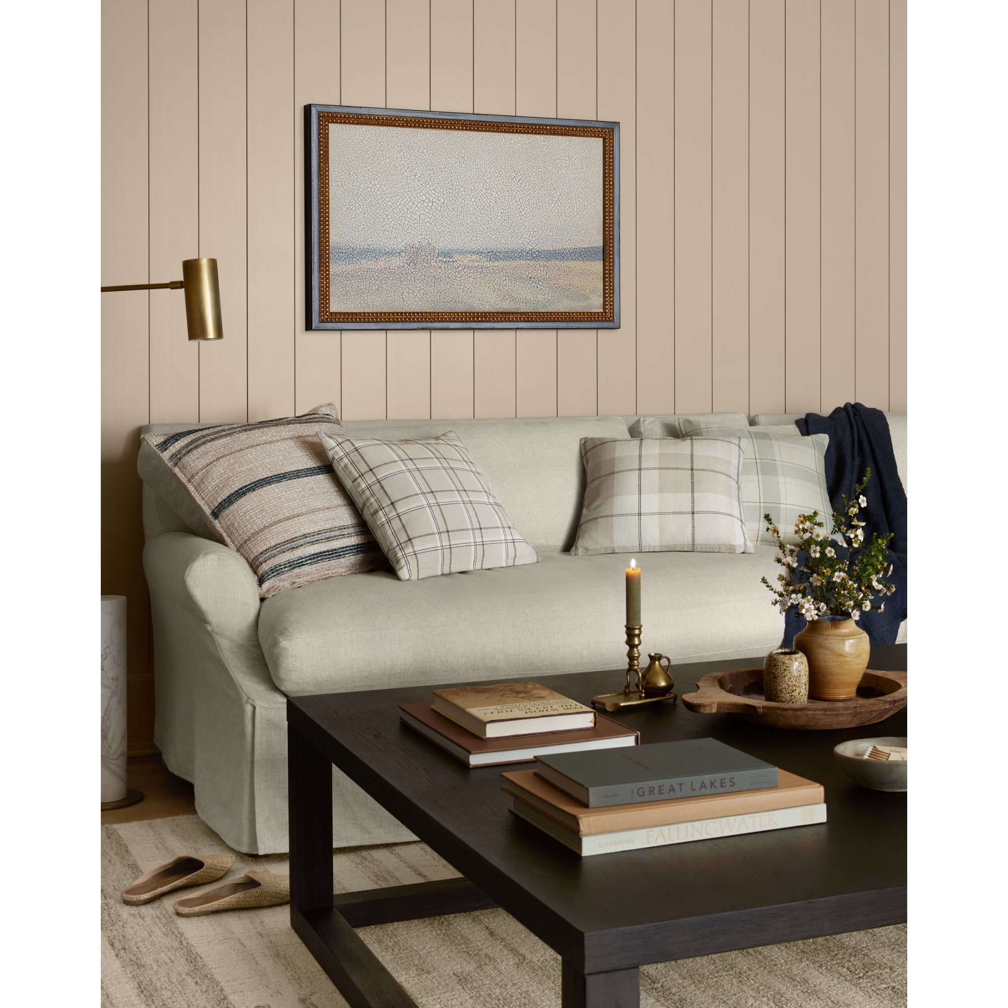Chris Loves Julia x Loloi Linus Sage/Multi 18" x 18" Pillow