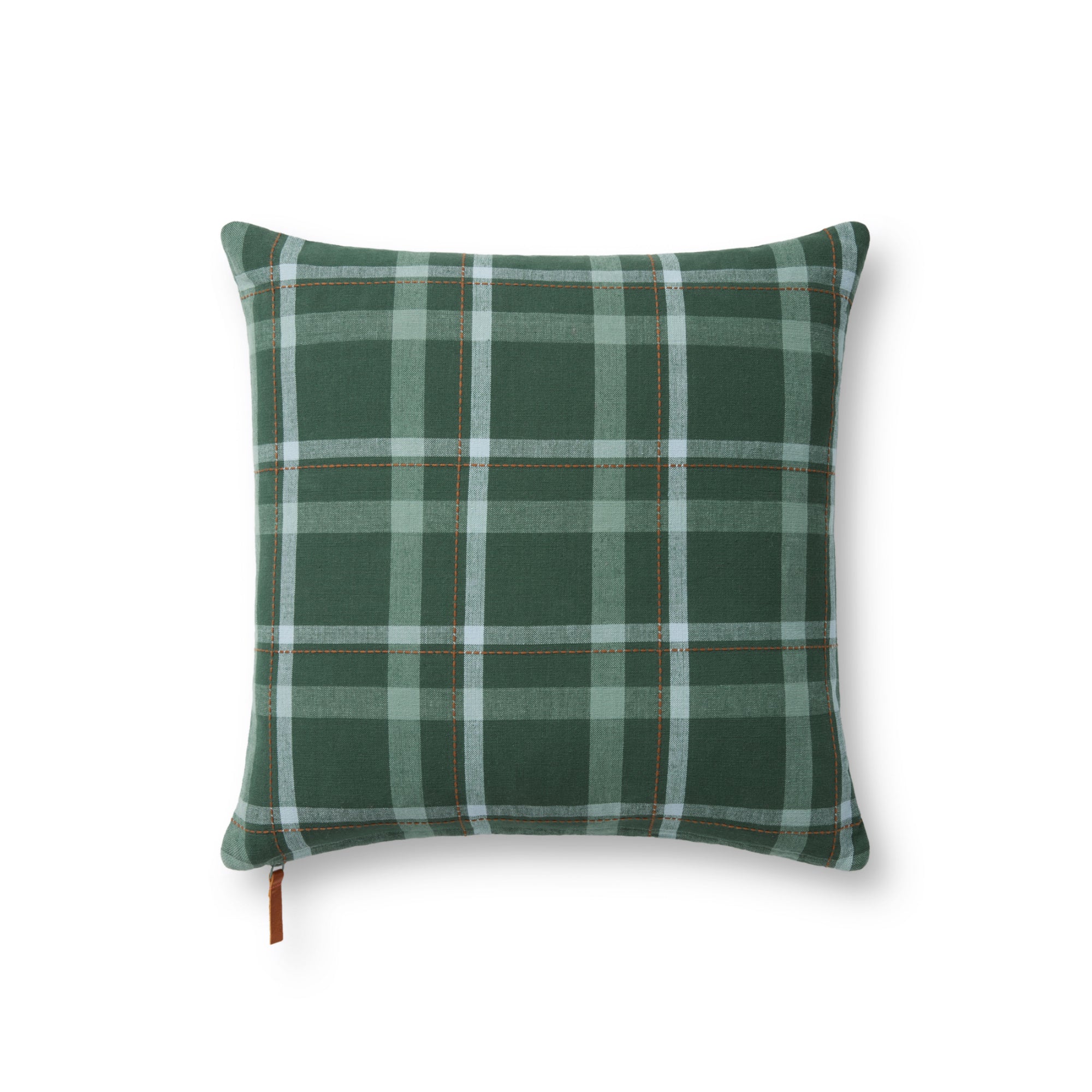 Chris Loves Julia x Loloi Ralph Green/Multi 18" x 18" Pillow