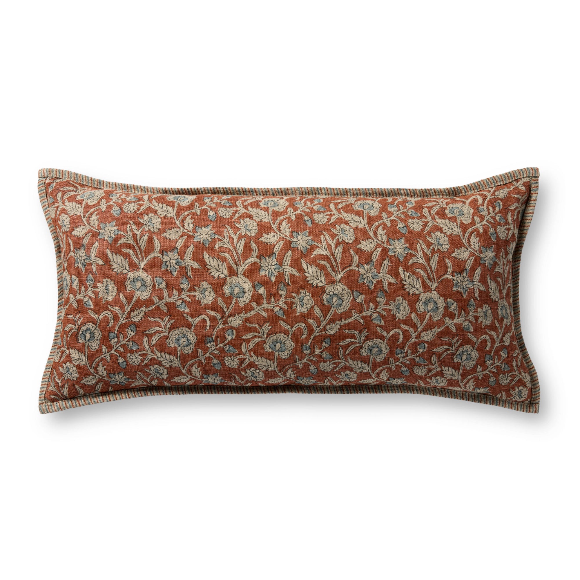 Loloi Brick/Multi 12'' x 27'' Cover Only Pillow