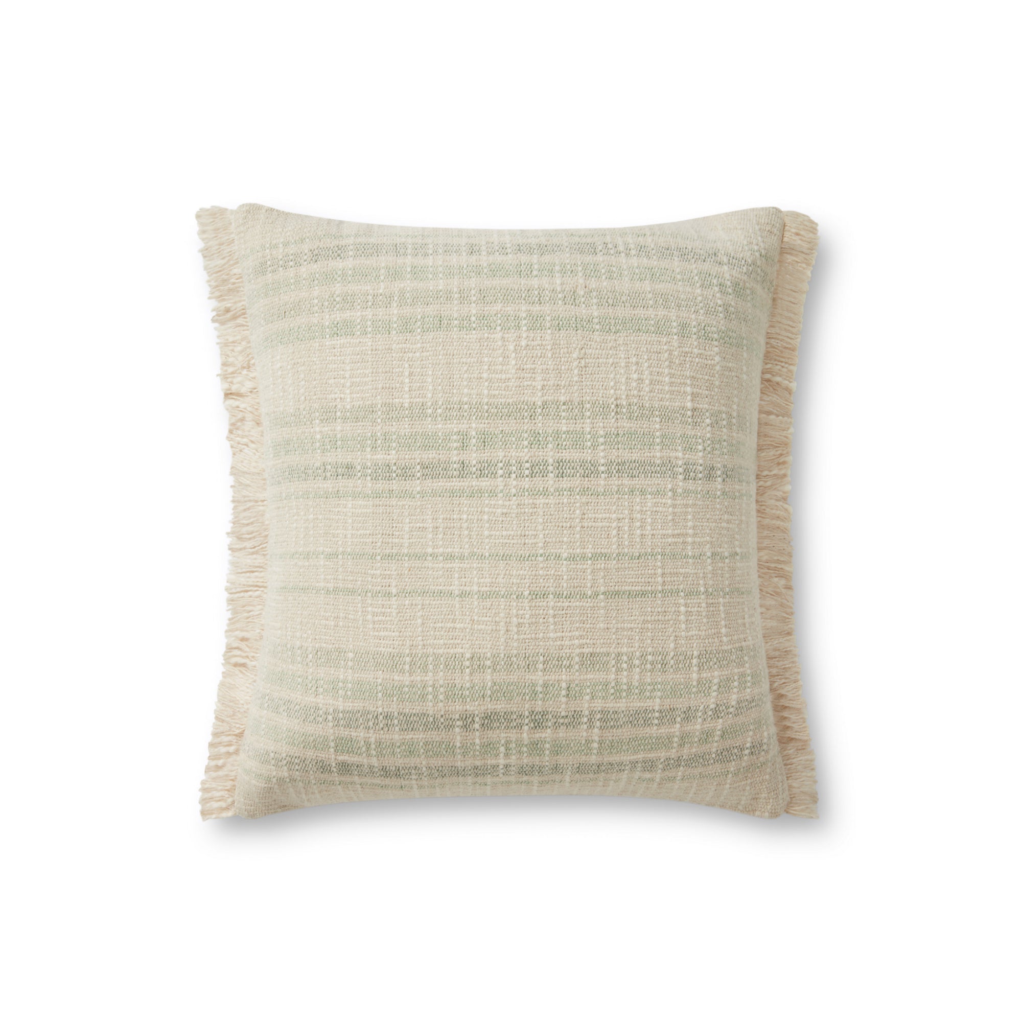 Angela Rose x Loloi Forrest Ivory/Sage 18" x 18" Cover Only Pillow