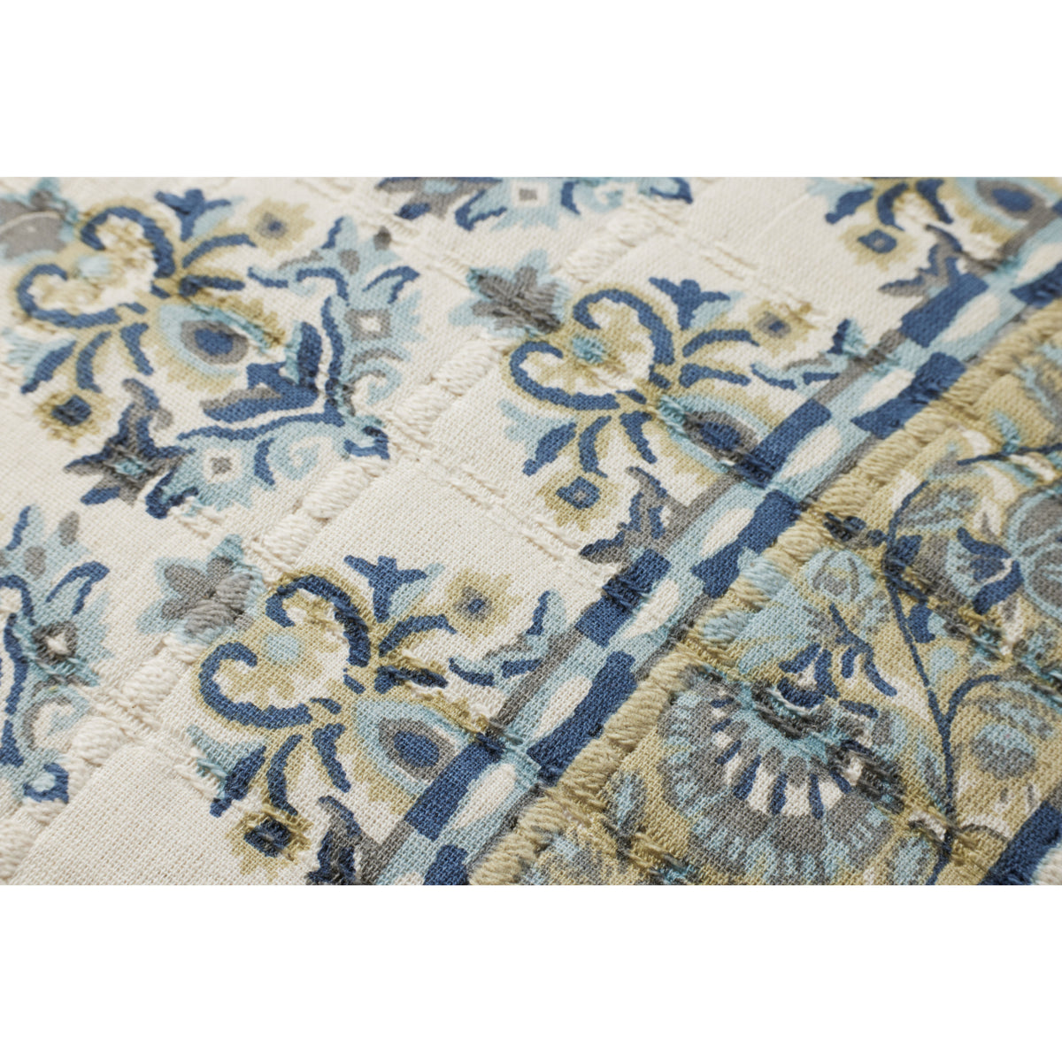 Loloi PLL0114 Blue/Multi 22" x 22" Cover Only Pillow by Loloi