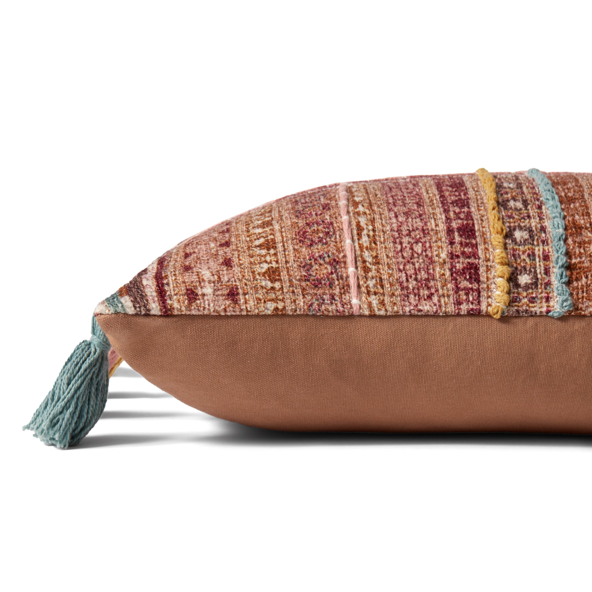 Loloi Brick/Multi 13" x 35" Cover Only Pillow