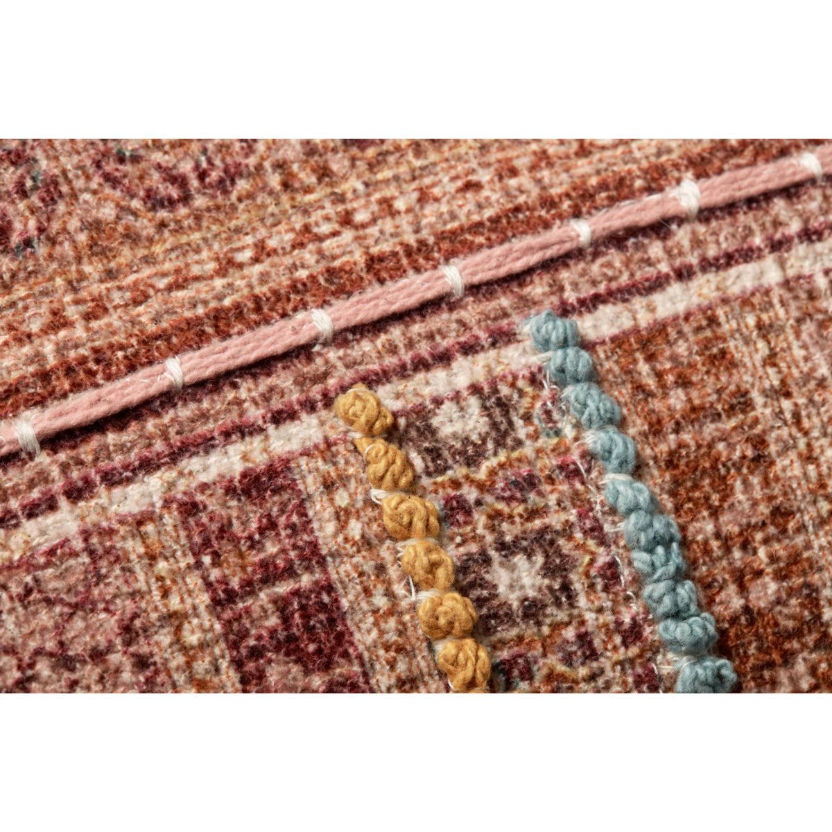 Loloi Brick/Multi 13" x 35" Cover Only Pillow