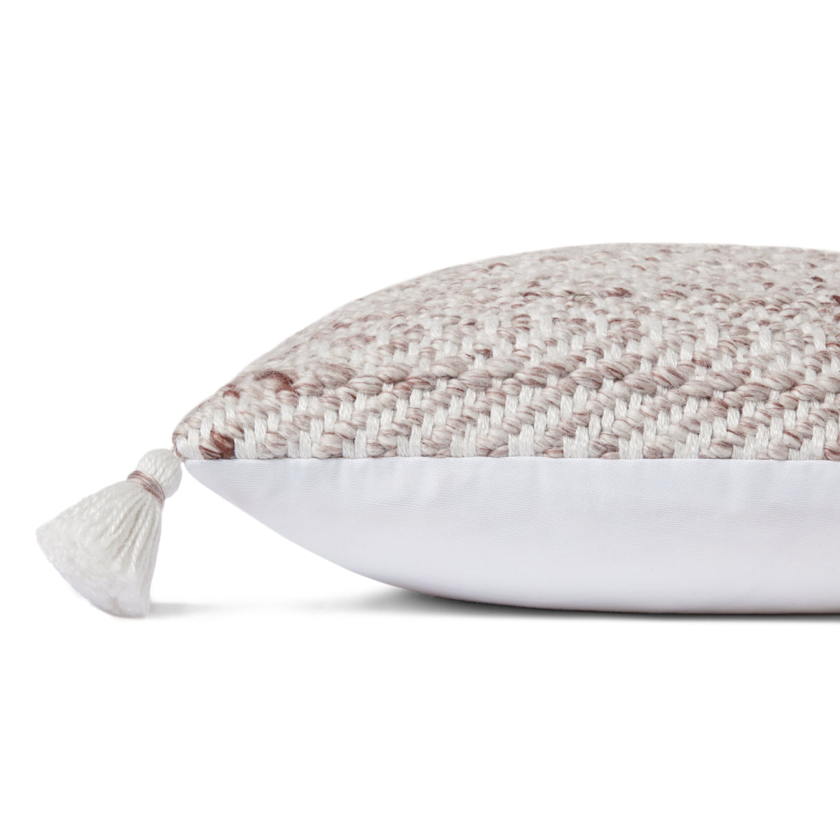Loloi PLL0068 Blush/Natural 18" x 18" Cover Only Pillow by Loloi