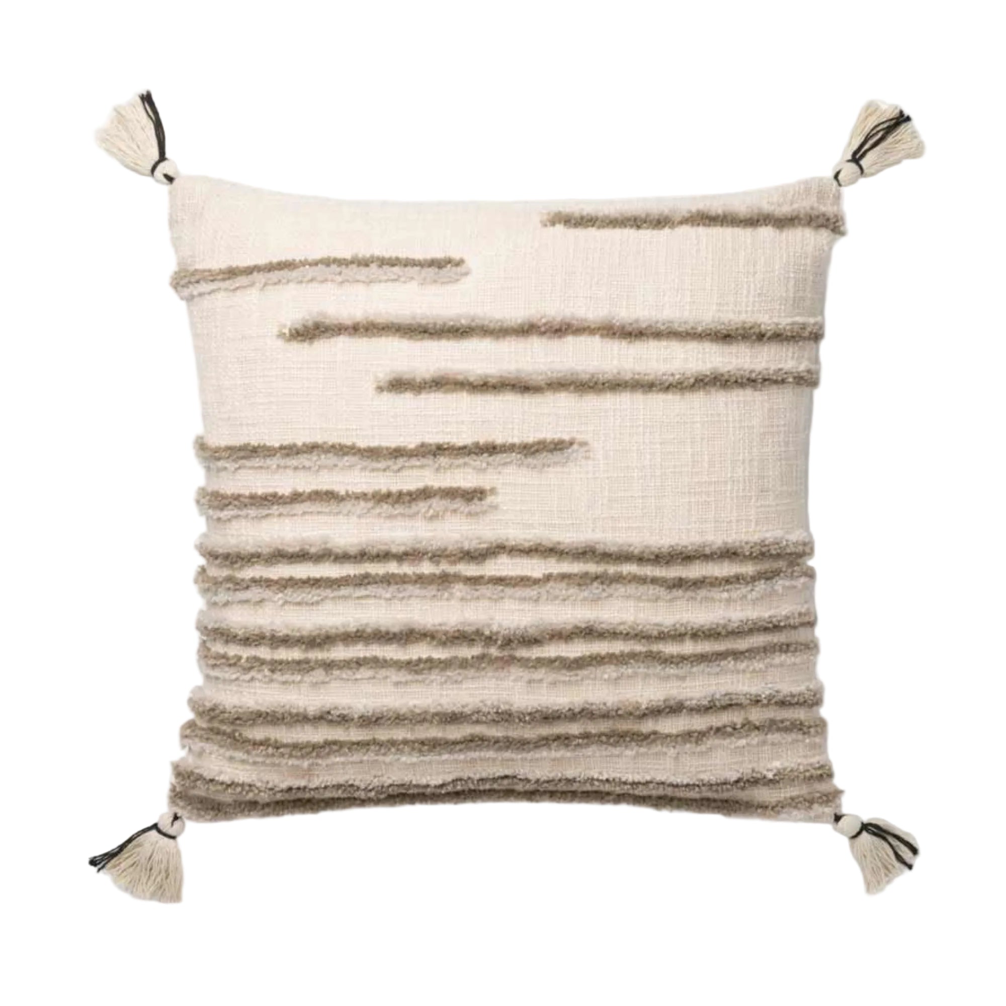 Loloi P0832 Natural/Stone Cover Only Pillow