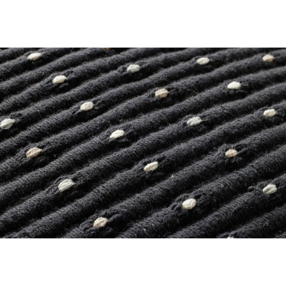 Loloi LPF0039 Black 18"W x 18"D x 18"H Cover Only Pillow by Loloi