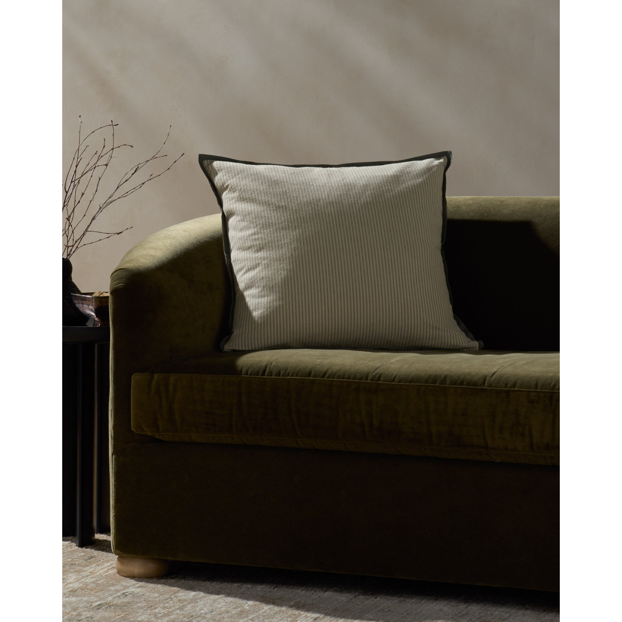 Jeremiah Brent x Loloi Sullivan Natural/Black 13'' x 21'' Pillow Cover Only