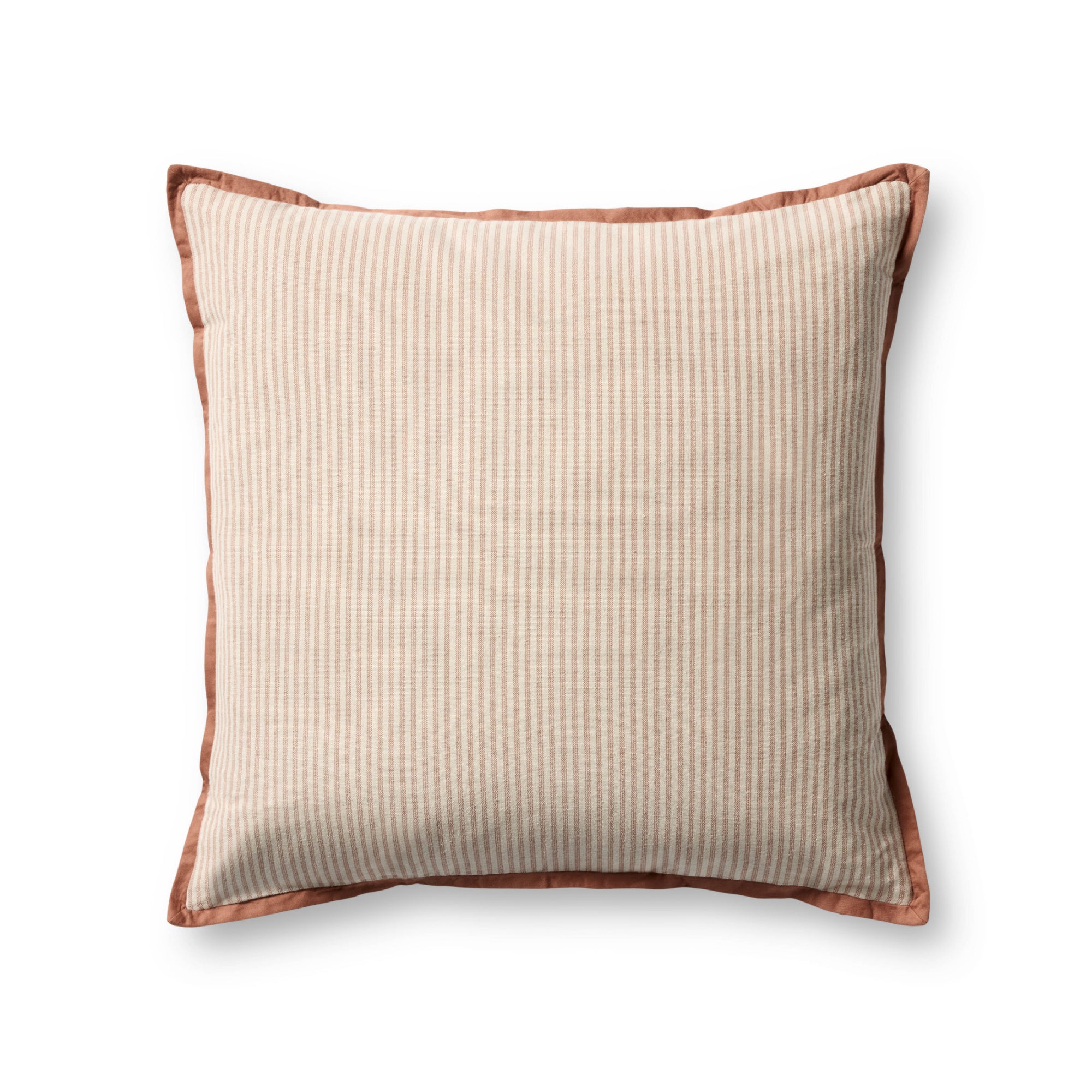 Jeremiah Brent x Loloi Sullivan Natural/Terracotta 20'' x 20'' Pillow Cover Only
