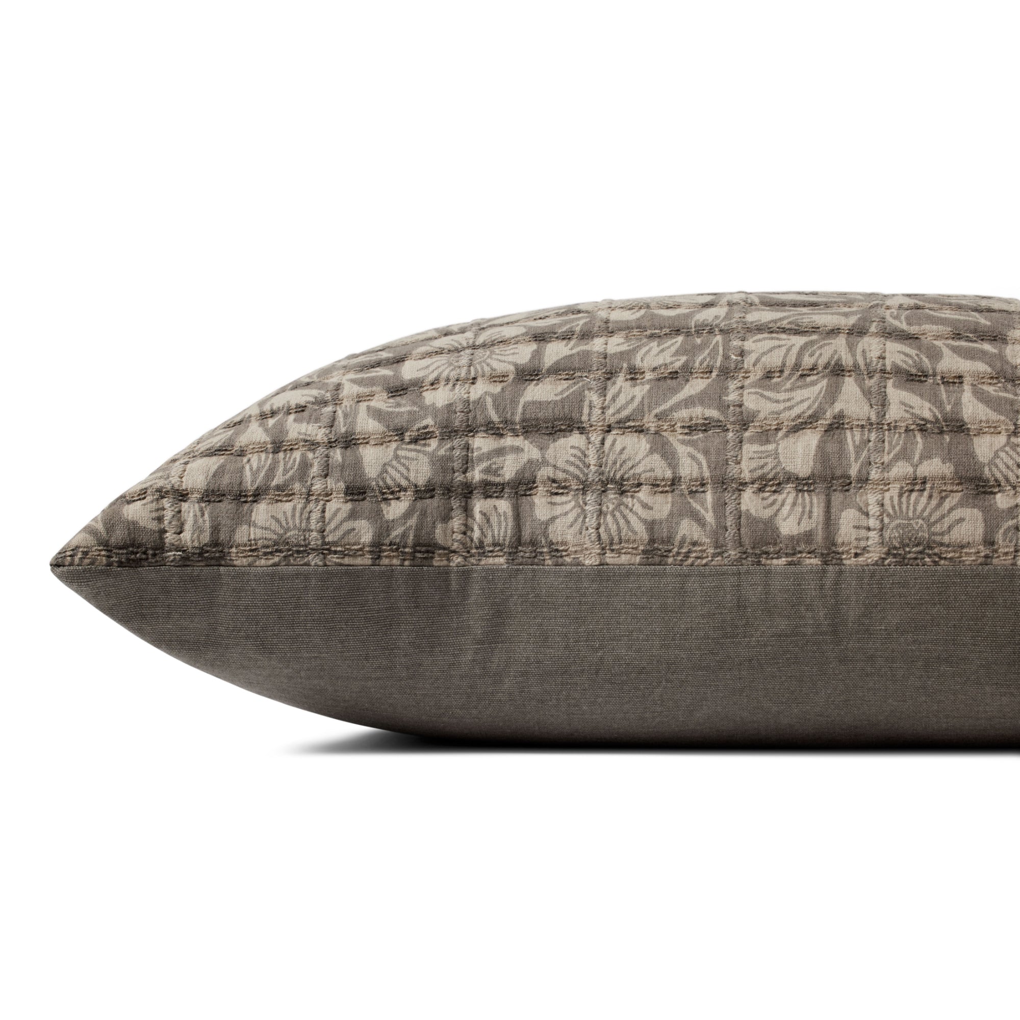 Jean Stoffer x Loloi PJS0021 Chocolate 12'' x 27'' Cover Only Pillow