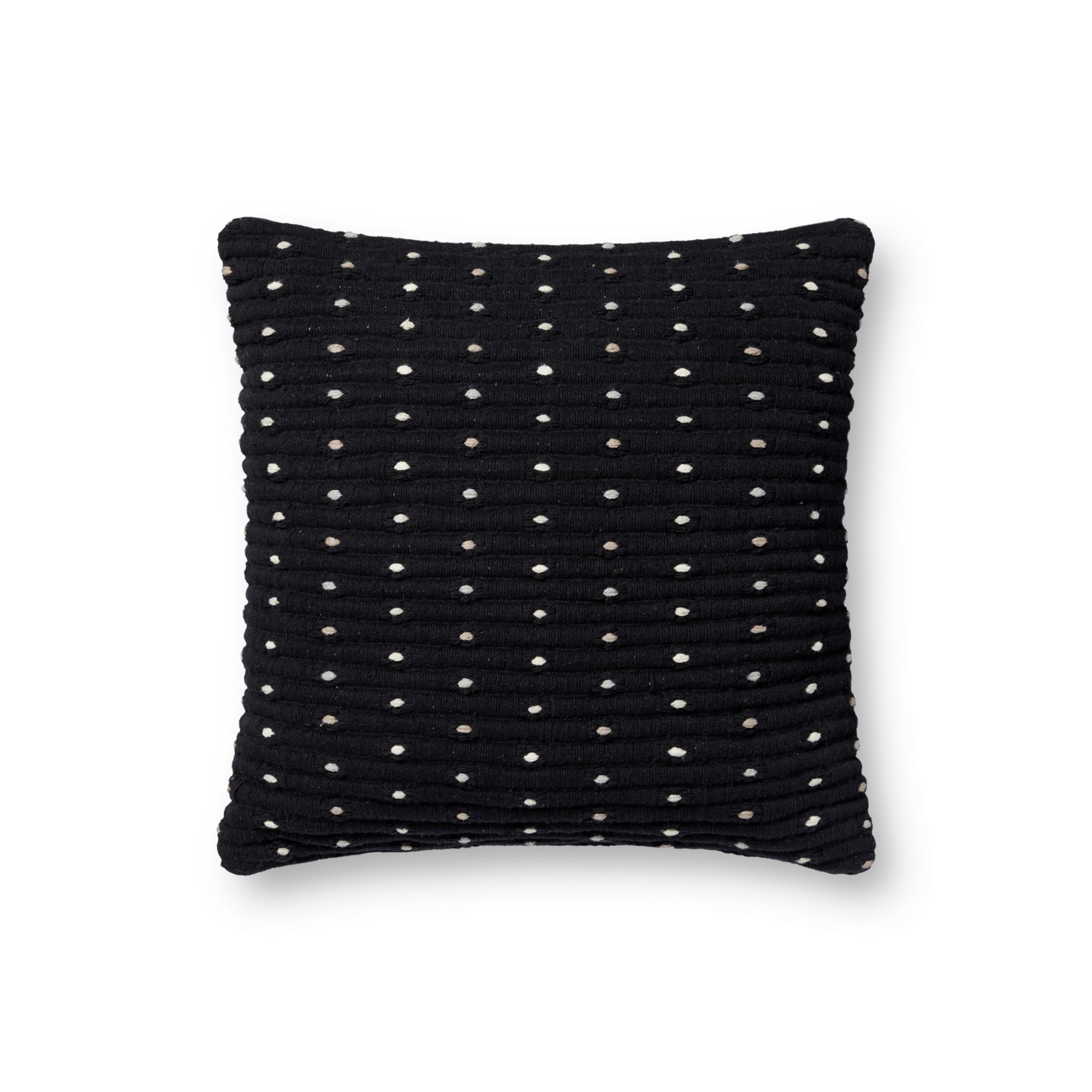 Loloi PLL0118 Black 18" x 18" Cover Only Pillow