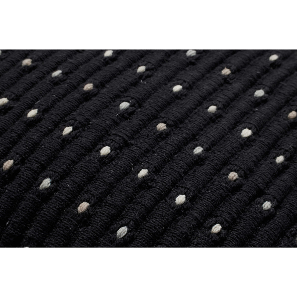 Loloi PLL0118 Black 18" x 18" Cover Only Pillow by Loloi