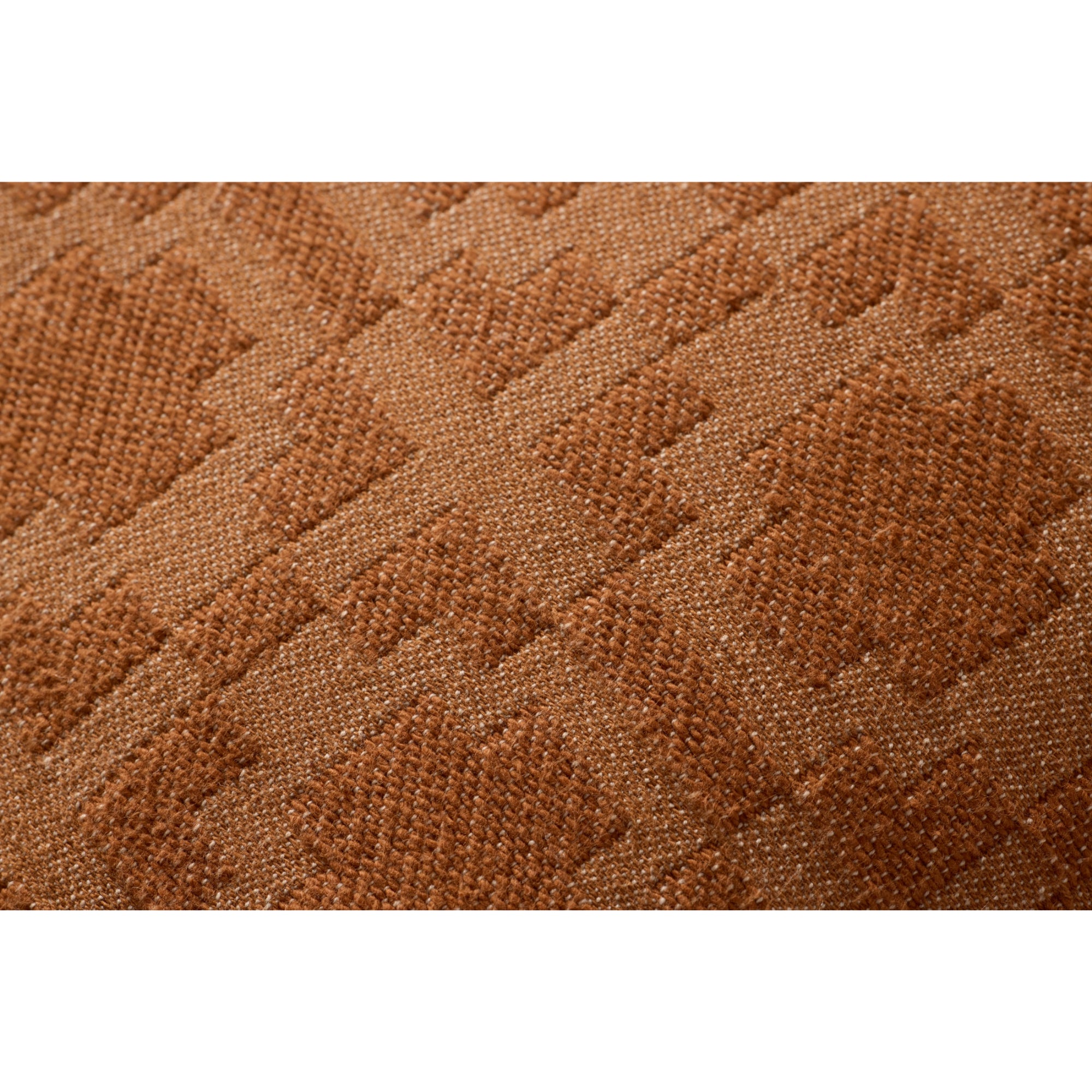 Loloi PLL0172 Rust 18'' x 18'' Cover with Poly Pillow