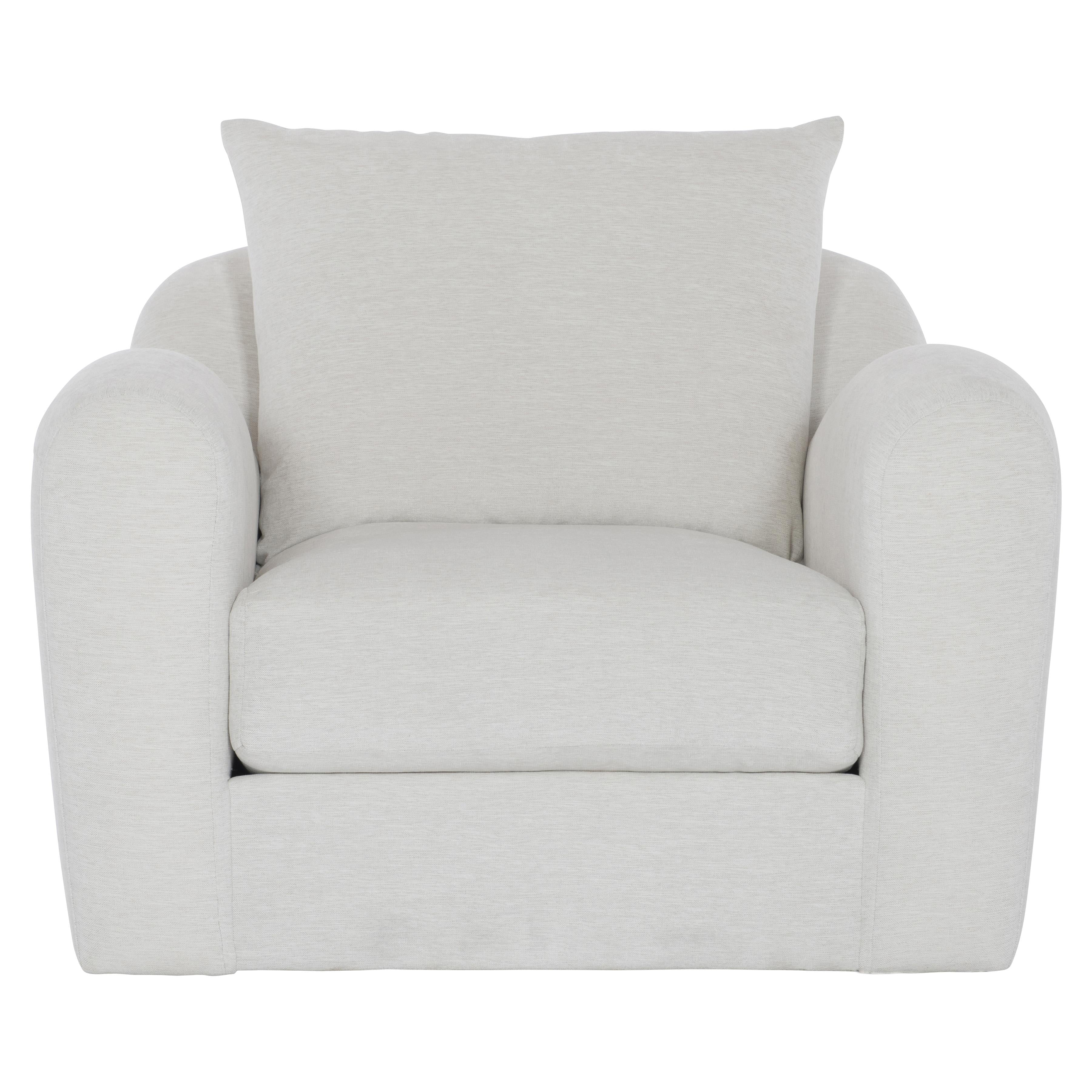 Asher Fabric Swivel Chair by Bernhardt