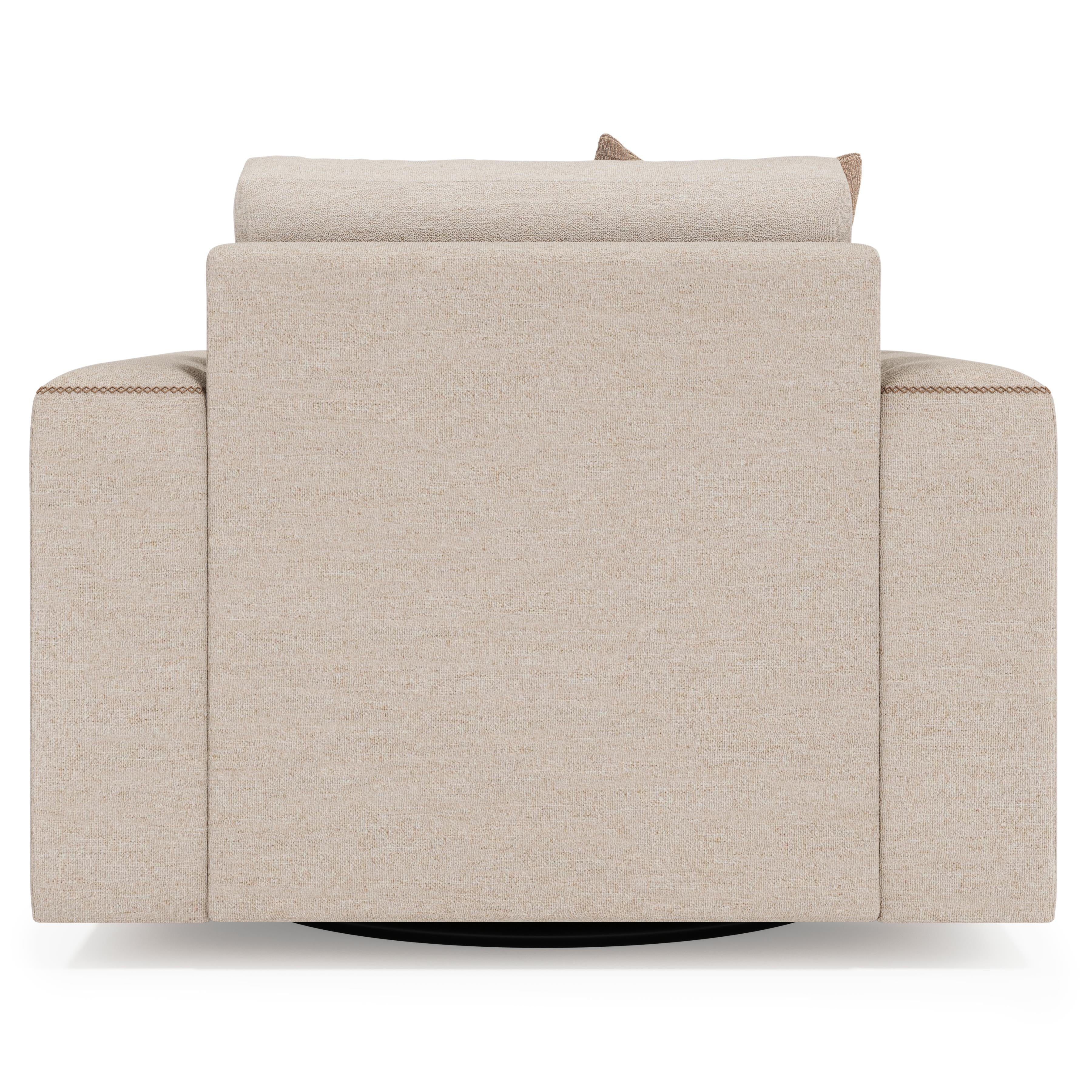 Vaughn Fabric Swivel Chair by Bernhardt