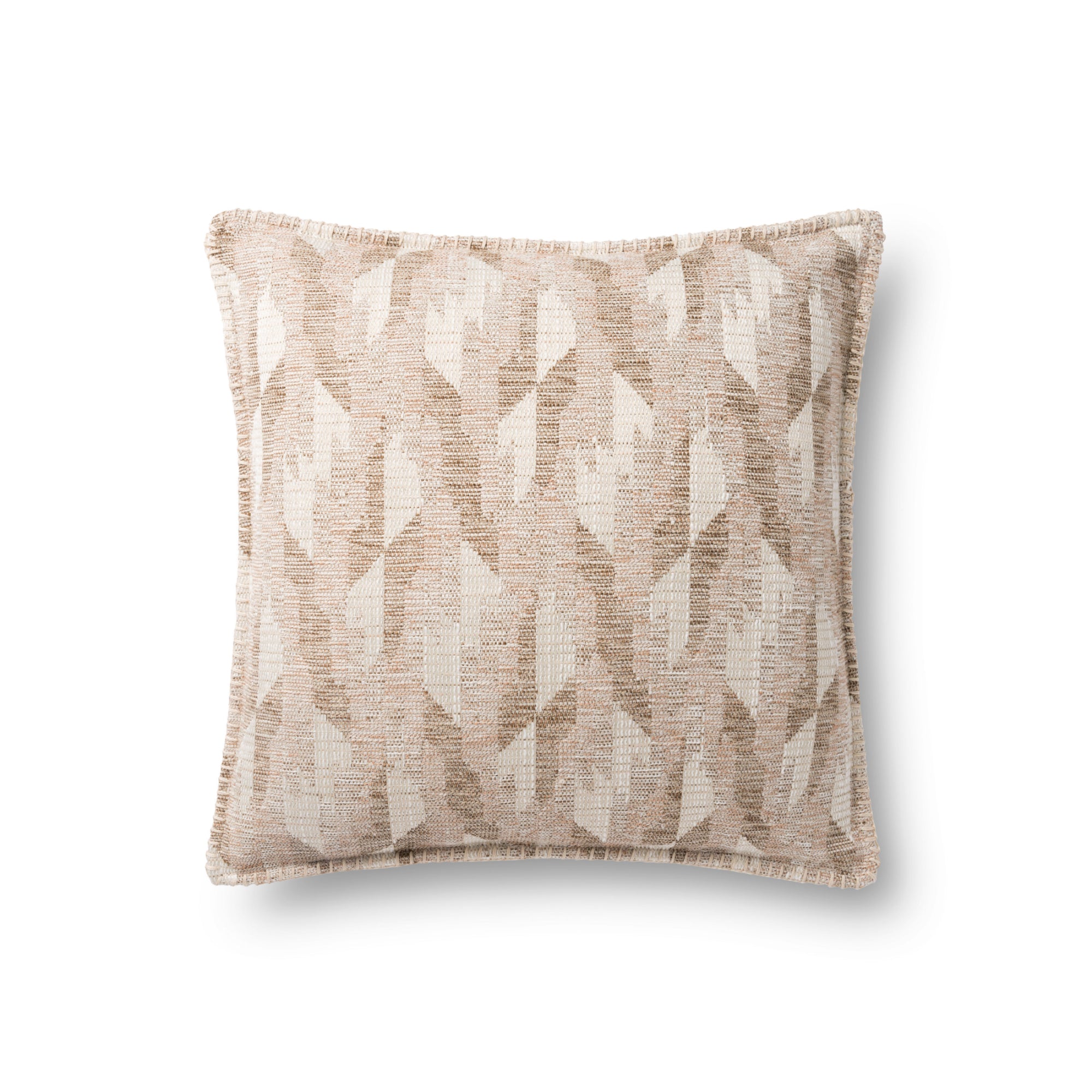 Loloi P0889 Beige 18" x 18" Cover Only Pillow