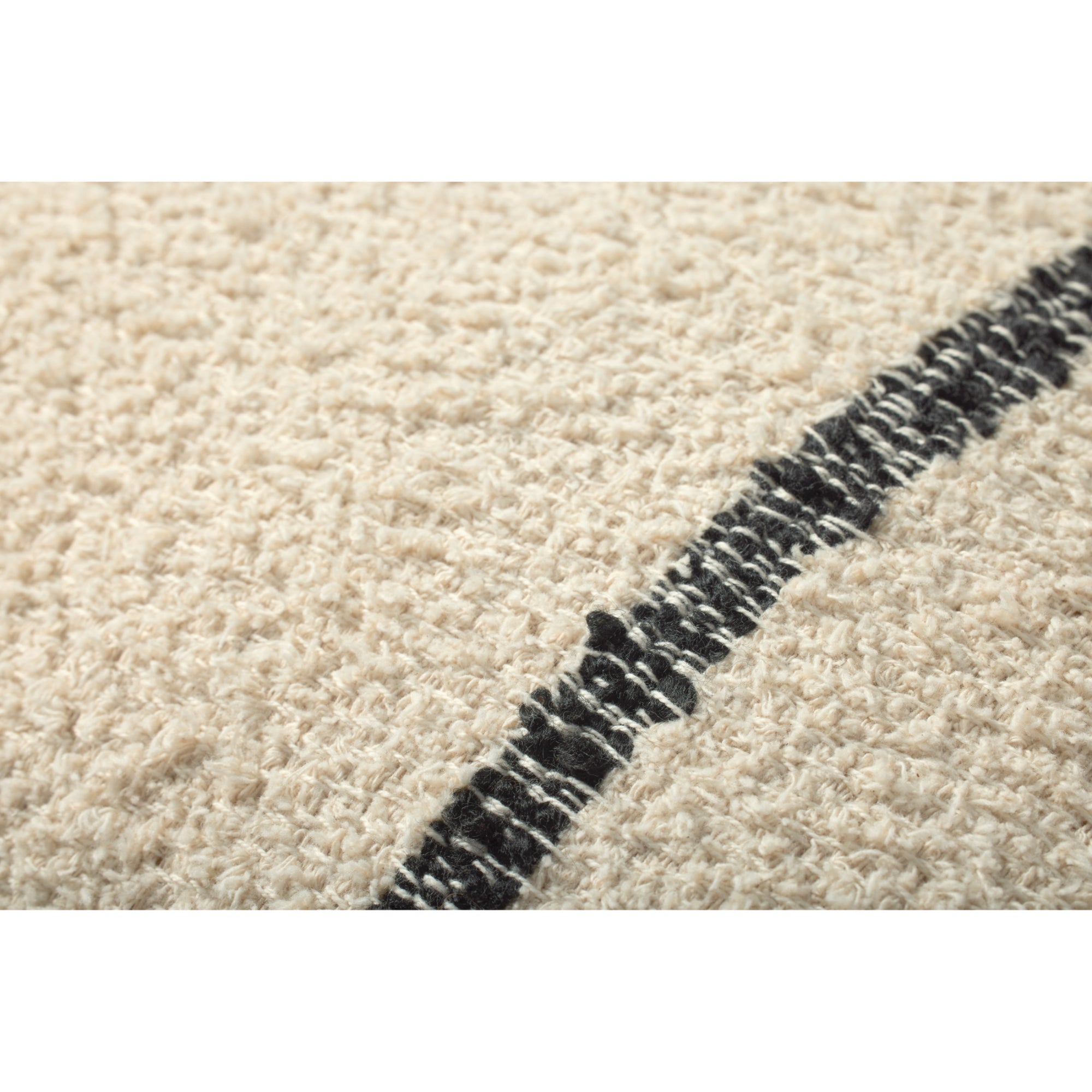 Brigette Romanek PBR0015 Natural/Charcoal 18'' x 18'' Cover Only Pillow