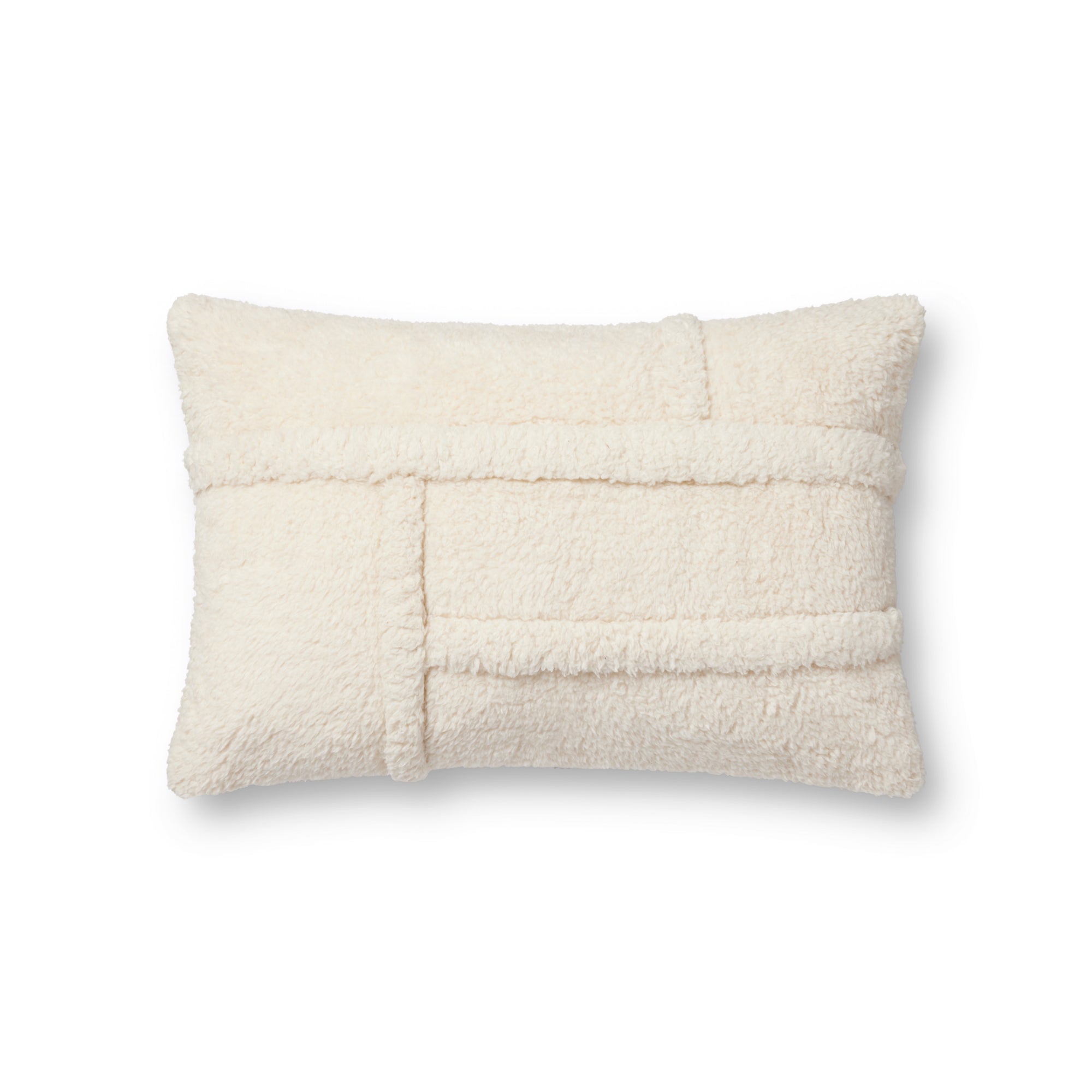 Loloi PLL0111 Ivory 13" x 21" Cover Only Pillow