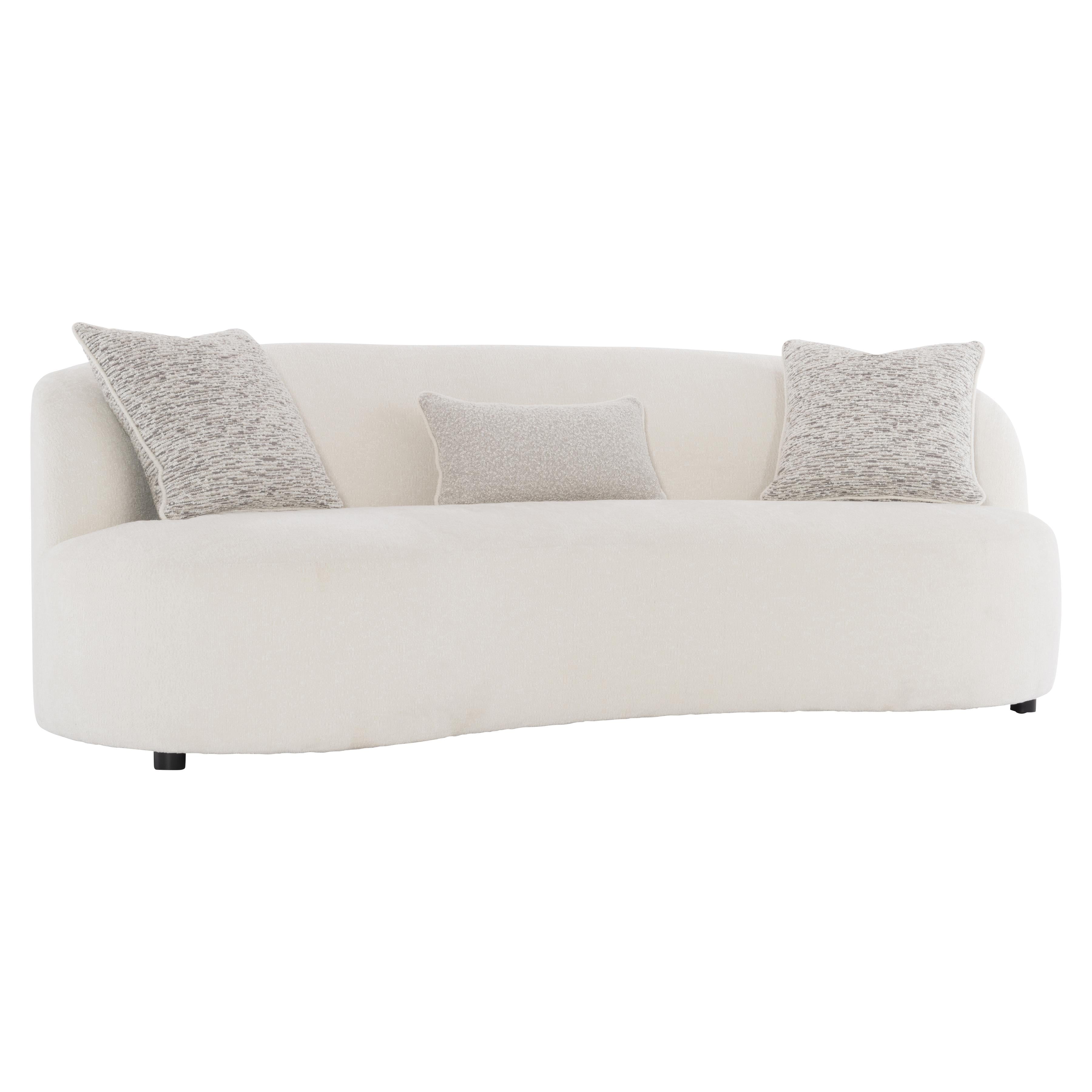 Elle Fabric Sofa with Pillows by Bernhardt