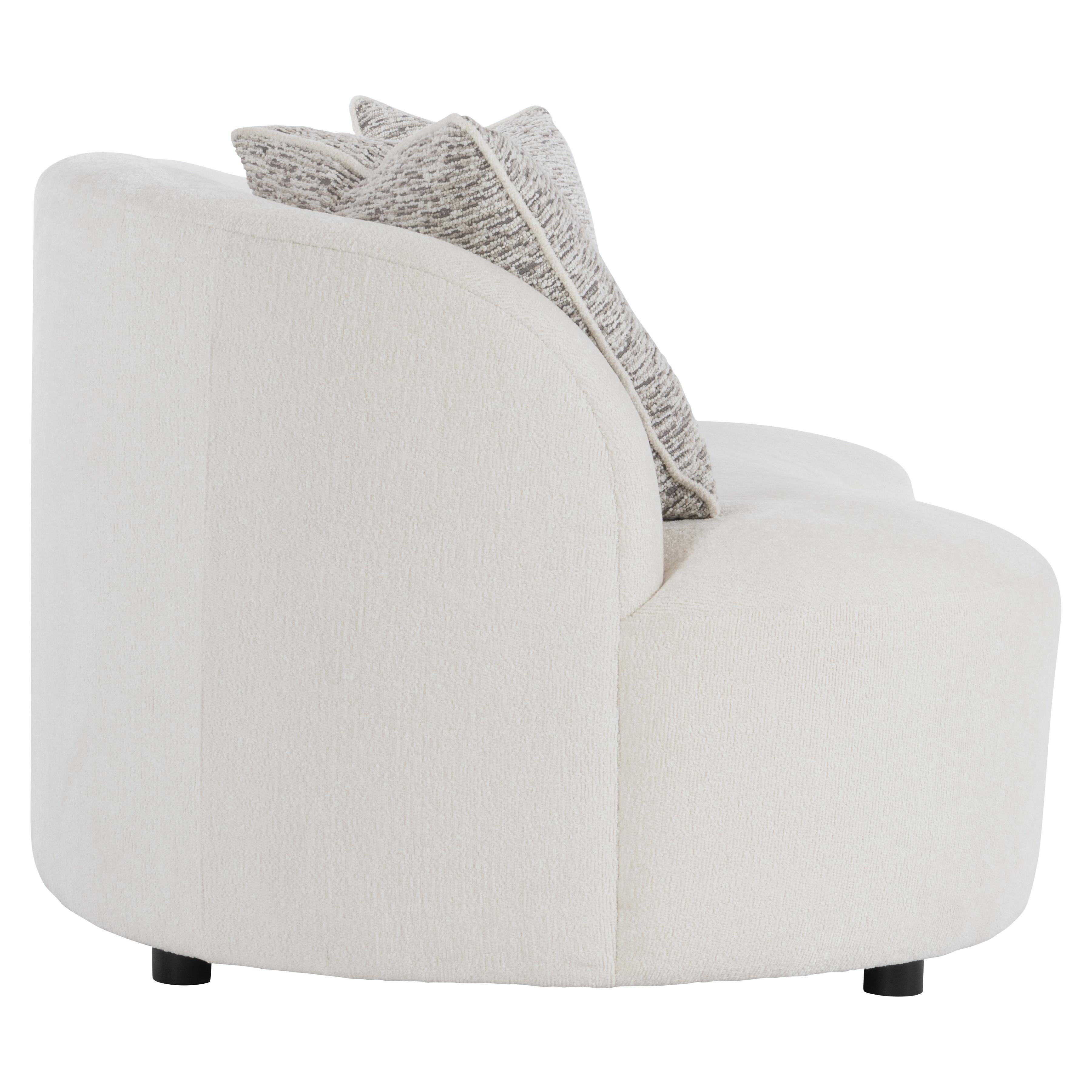 Elle Fabric Sofa with Pillows by Bernhardt