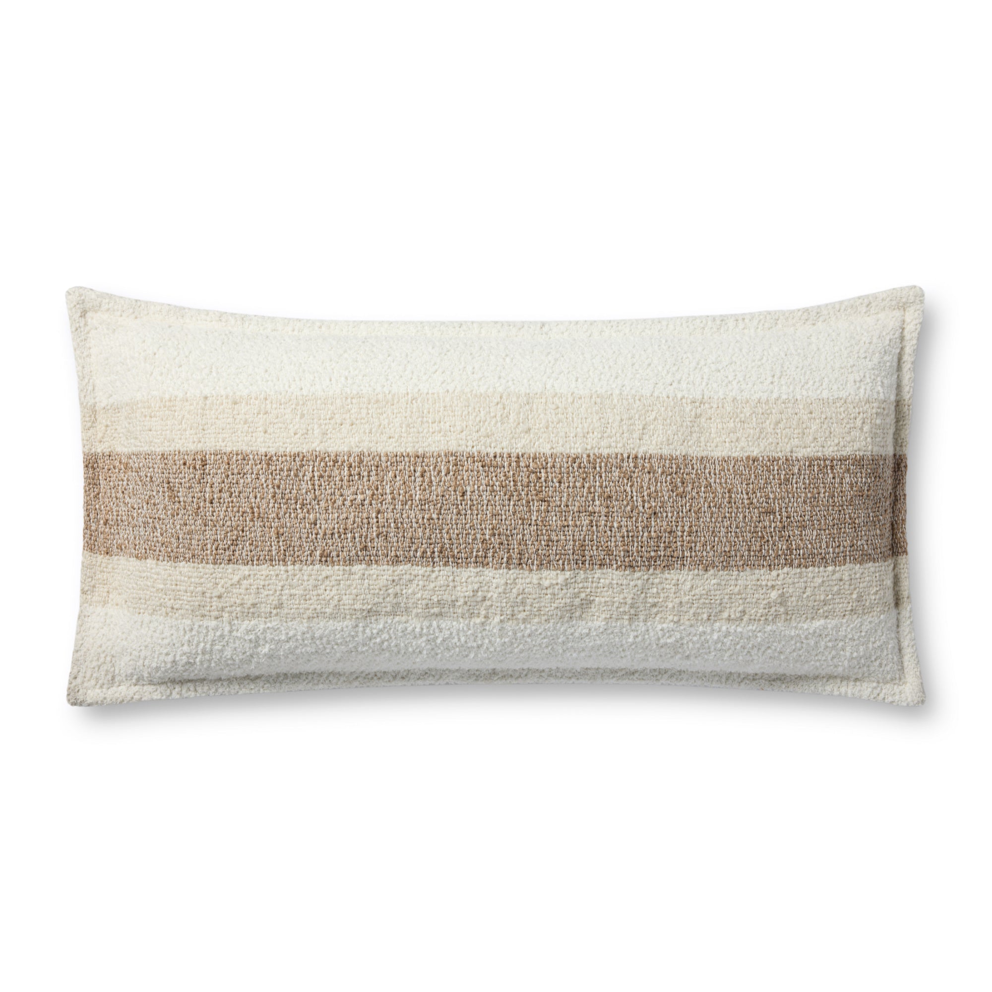 Brigette Romanek PBR0012 Natural/Multi 13'' x 35'' Cover Only Pillow