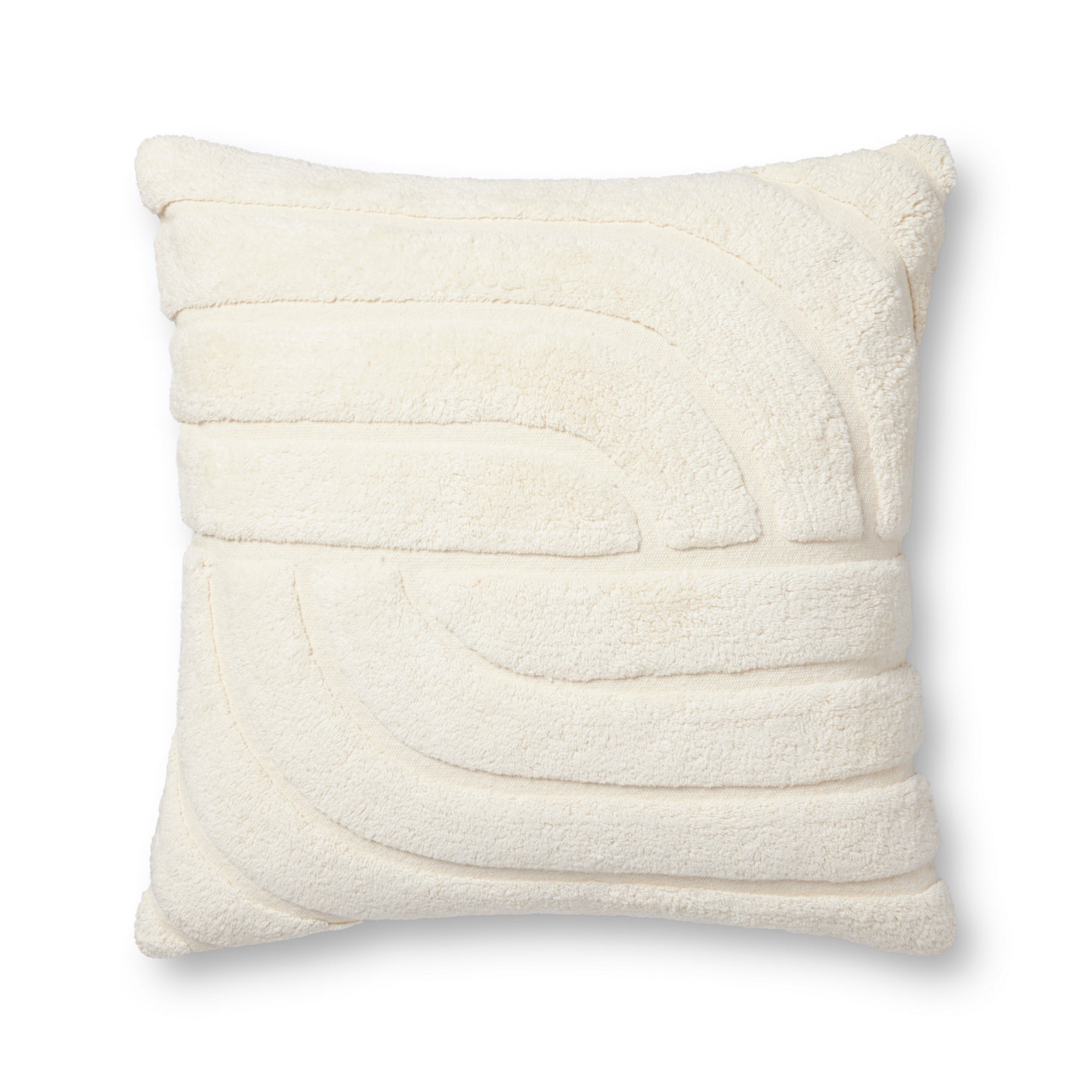 Loloi PLL0110 Ivory 22" x 22" Cover Only Pillow