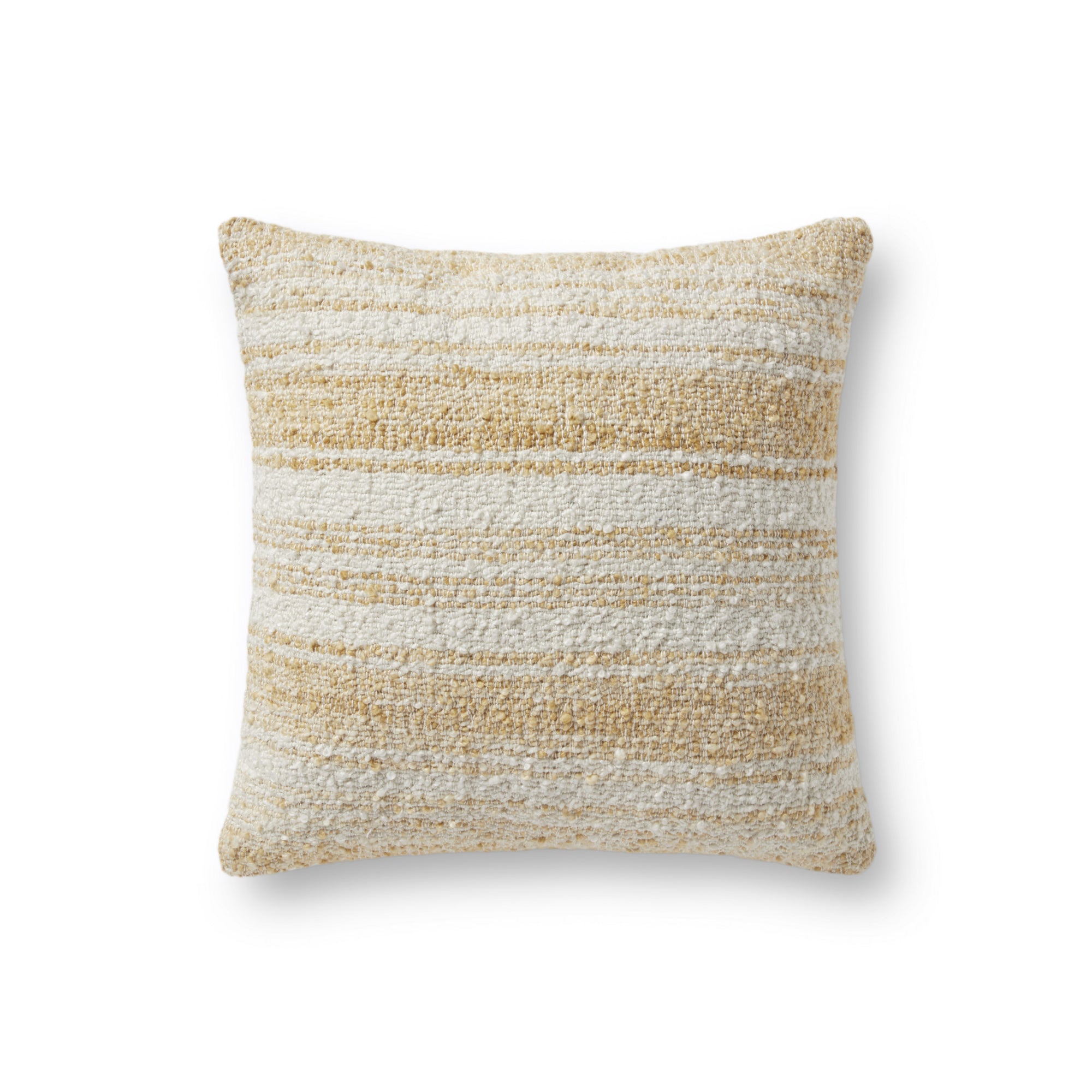 Chris Loves Julia x Loloi PCJ0001 Gold/Ivory 18" x 18" Pillow