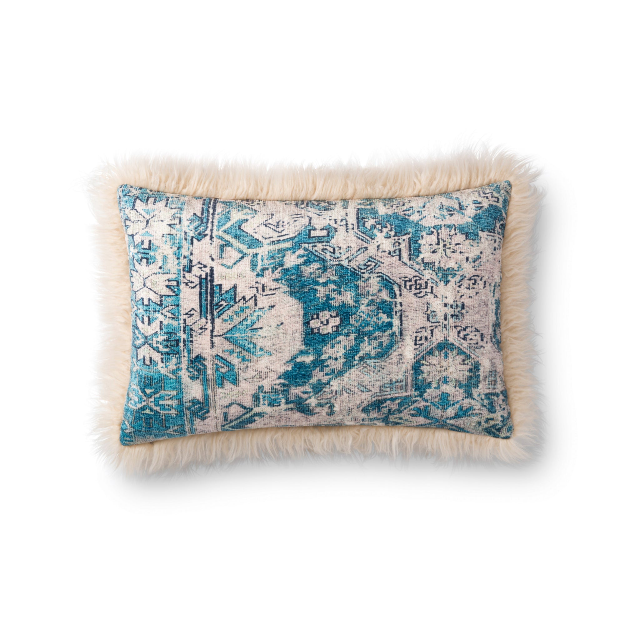 Loloi P0788 Multi/Ivory 13" x 21" Cover Only Pillow