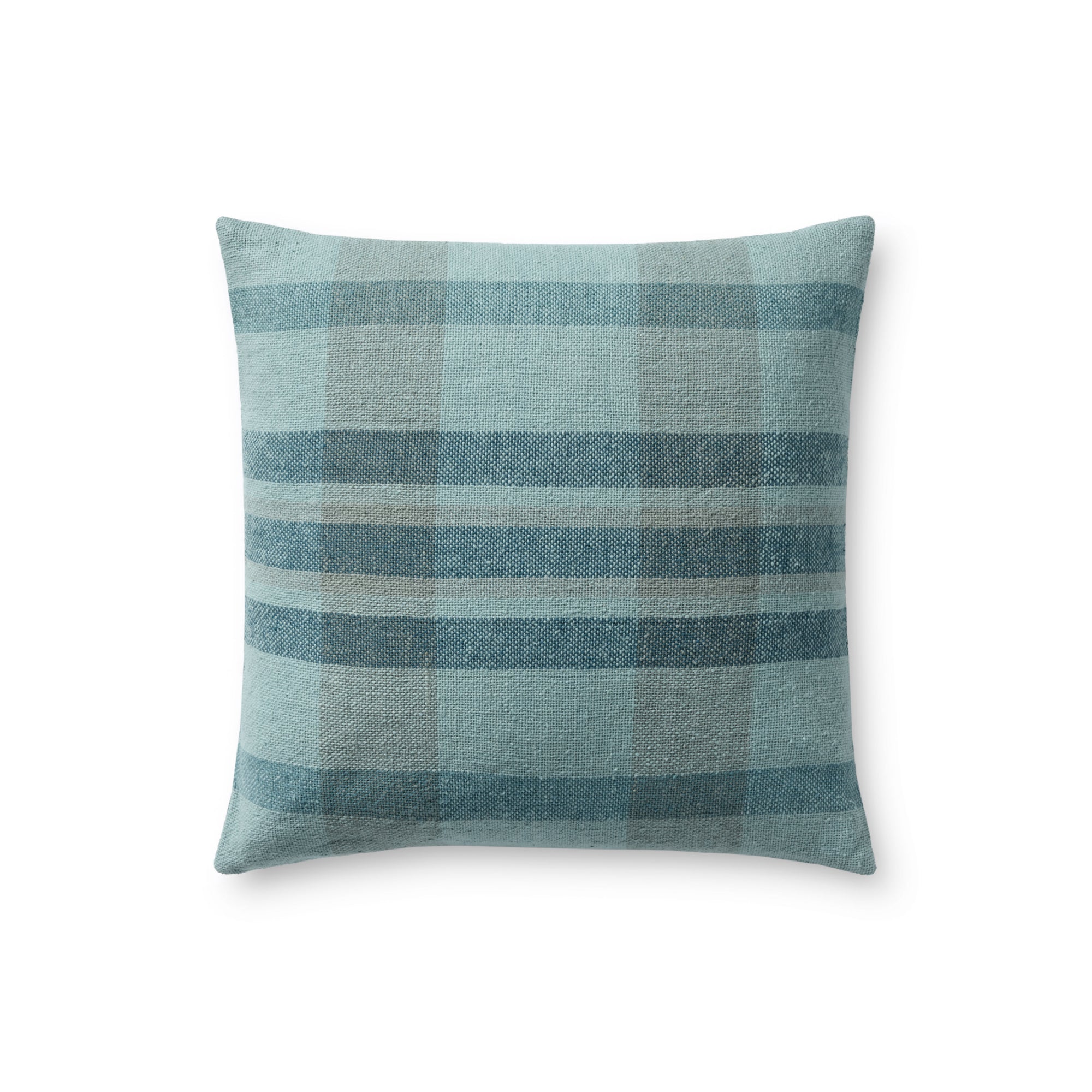 Chris Loves Julia x Loloi Andi Blue/Multi 18" x 18" Pillow Cover Only
