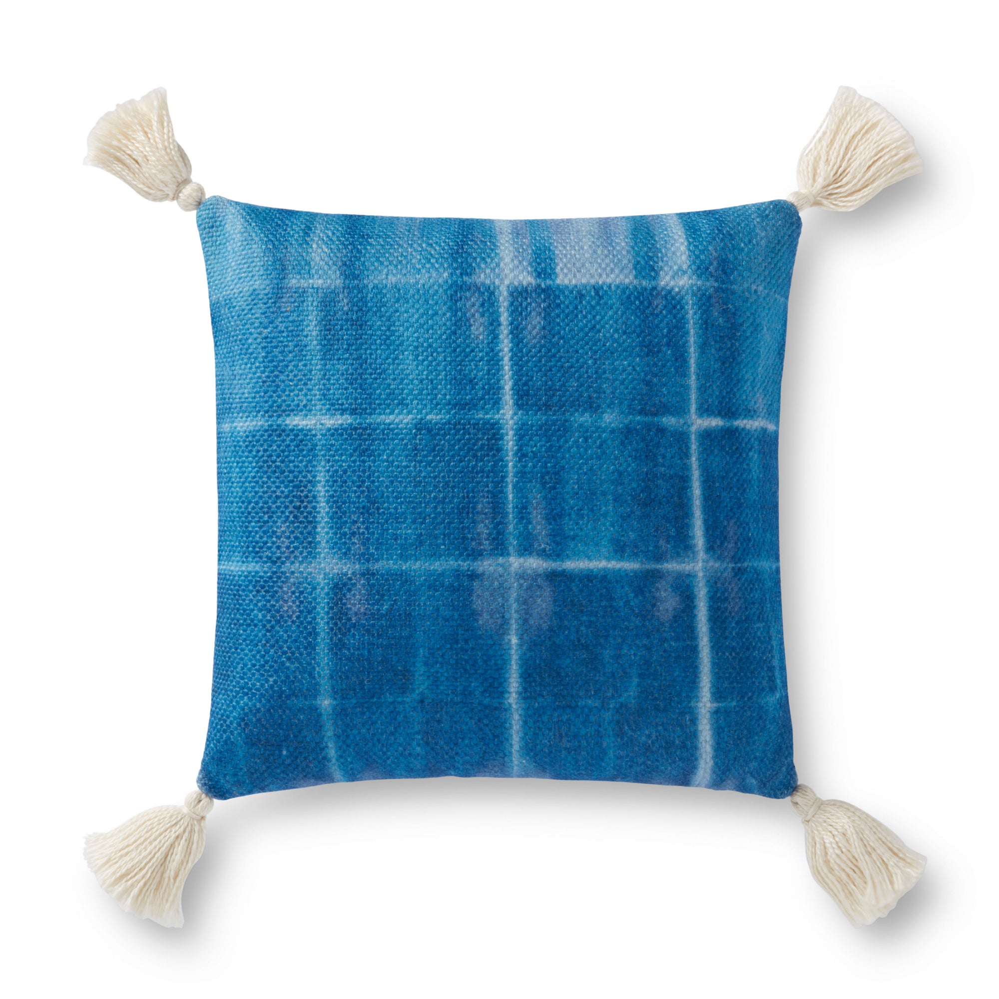 Loloi P0922 Blue 18" x 18" Cover Only Pillow