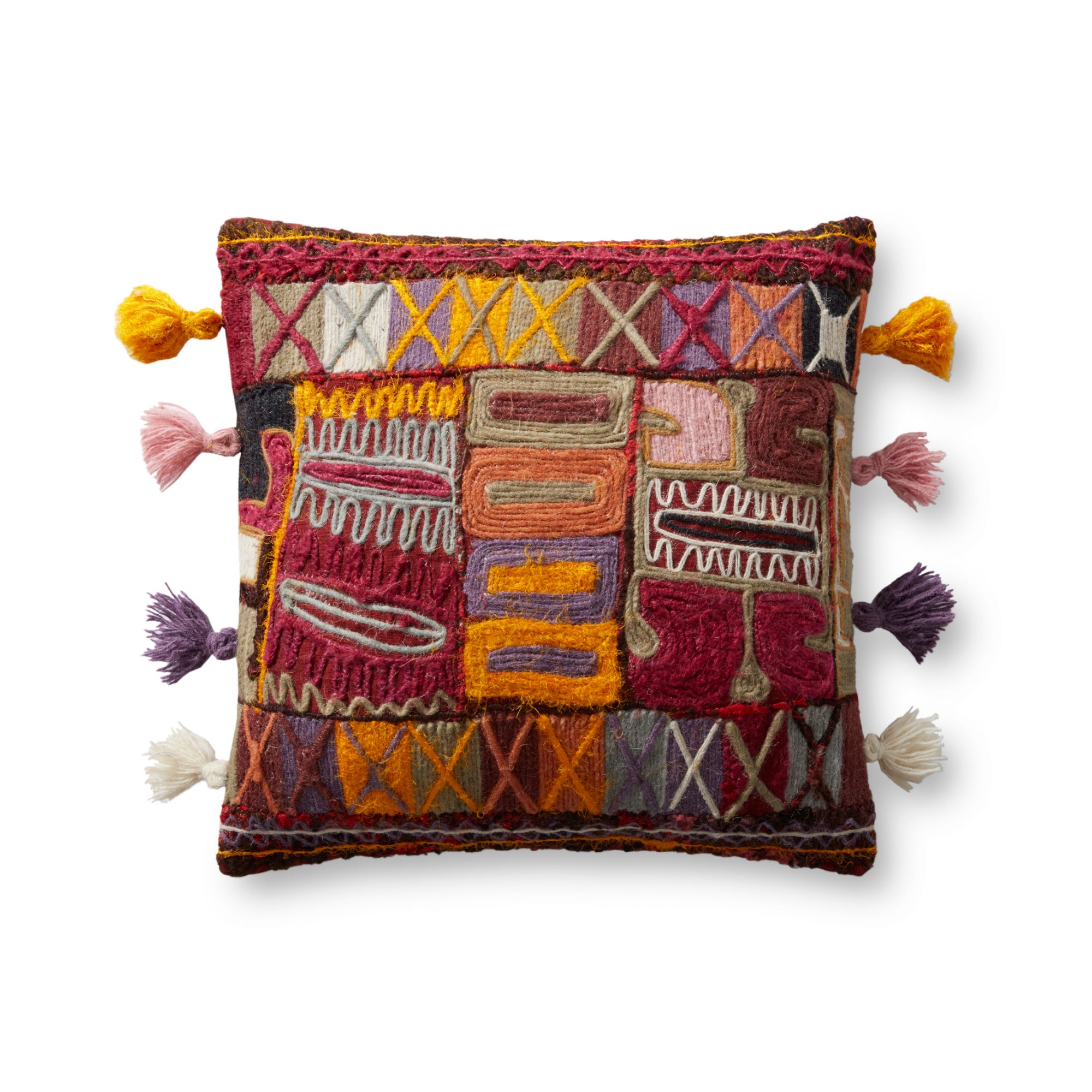 Loloi P0970 Multi 18" x 18" Cover Only Pillow
