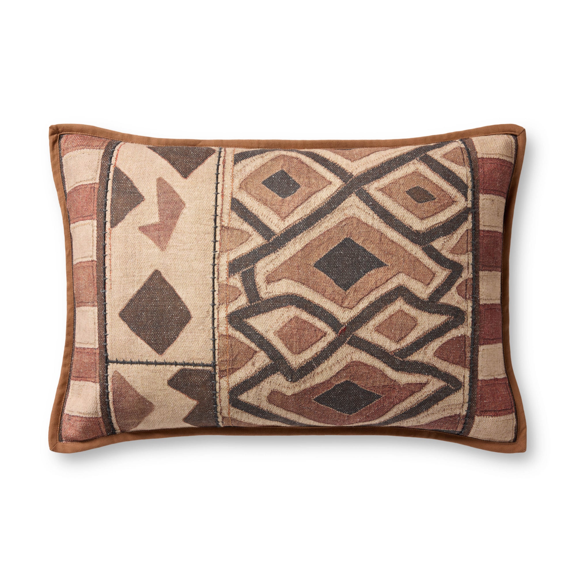Loloi PLL0177 Multi 16'' x 26'' Cover with Poly Pillow