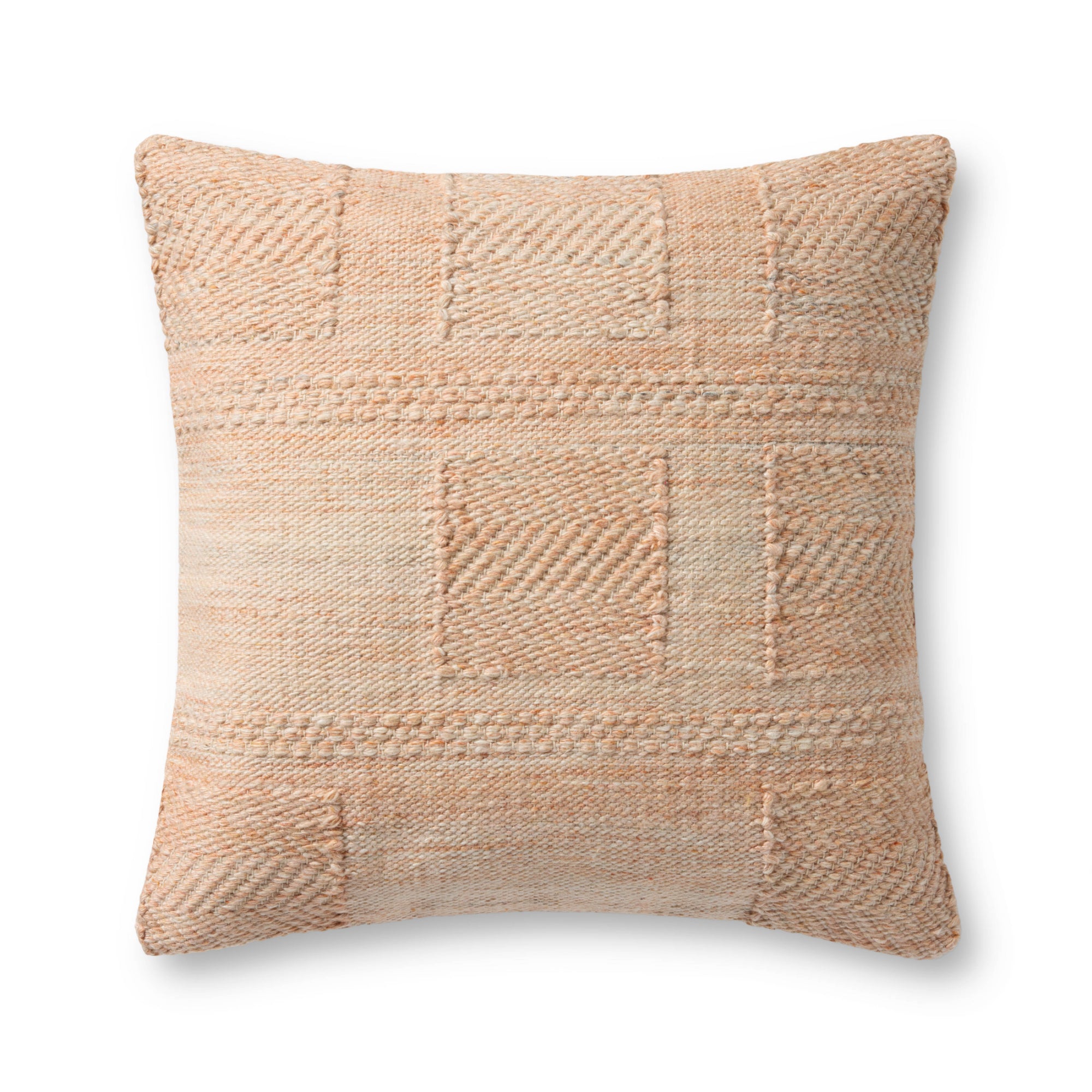 Loloi PLL0184 Rust 22'' x 22'' Cover Only Pillow