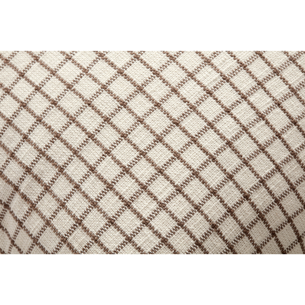 Chris Loves Julia x Loloi Dinah Ivory/Earth 22" x 22" Cover Only Pillow