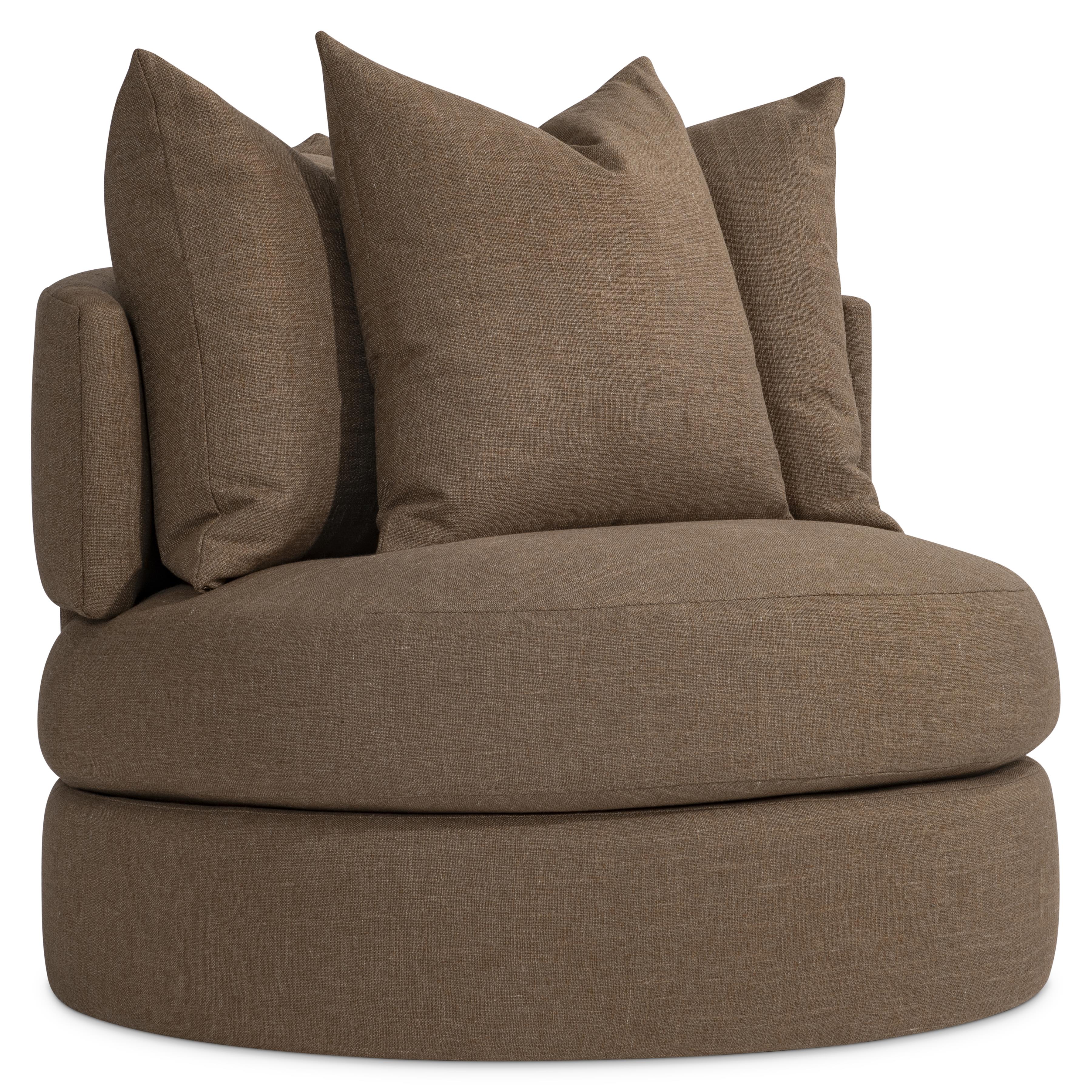 Colby Fabric Swivel Chair by Bernhardt
