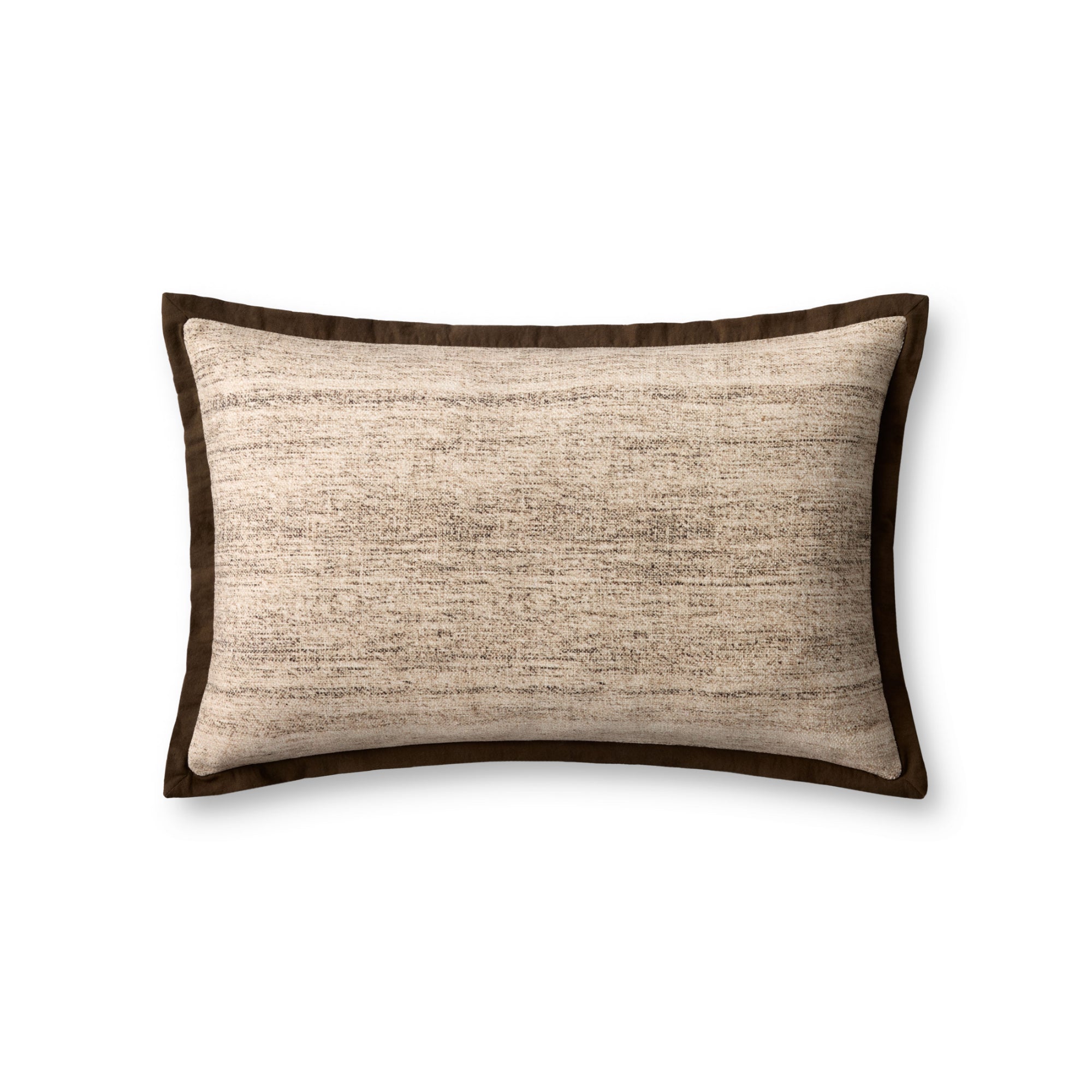 Loloi PLL0143 Brown/Ivory Cover Only Pillow