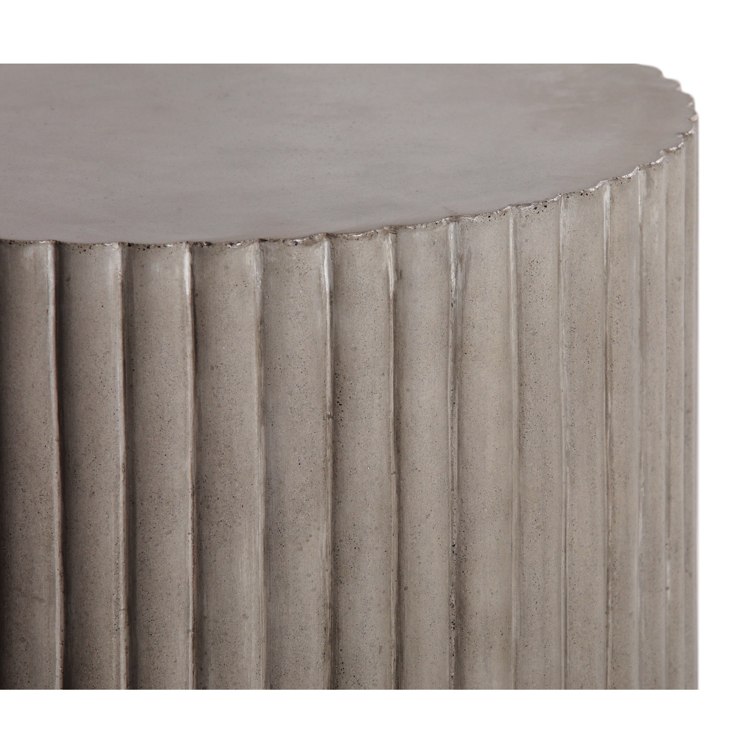 Scallop Tall Accent Table