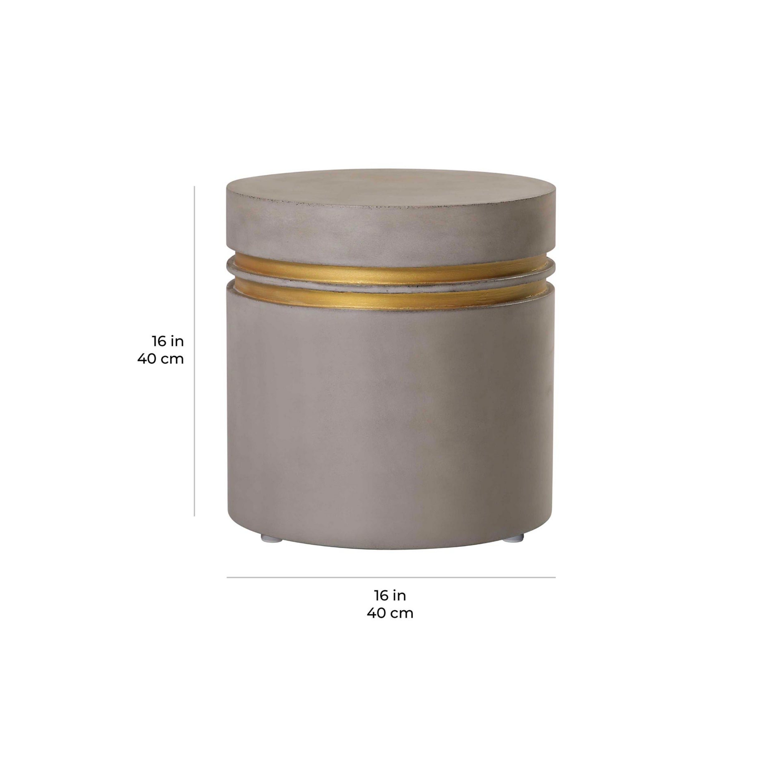 Santori Double Ring Accent Table