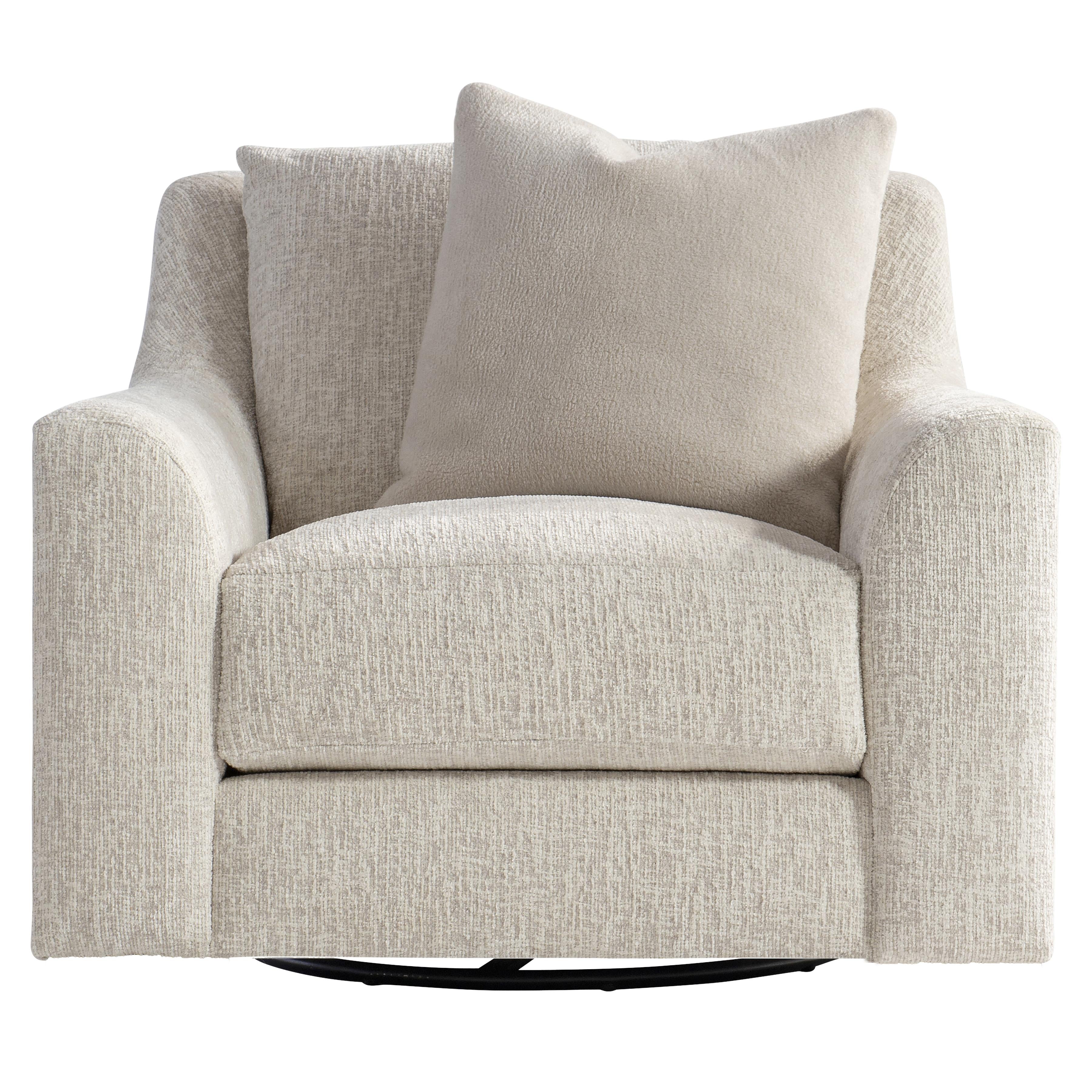 Gabi Fabric Swivel Chair by Bernhardt