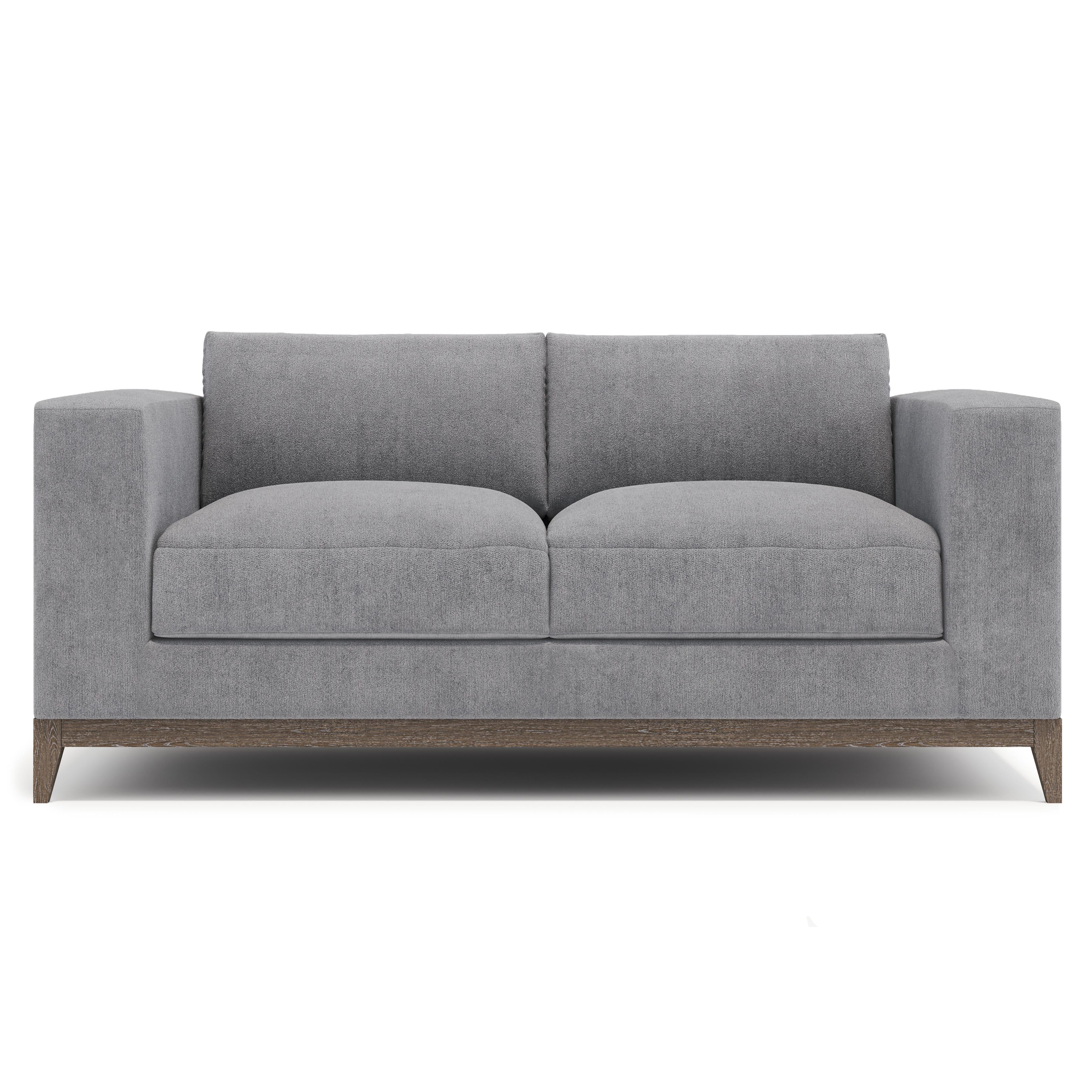 Noel Grey Fabric Loveseat by Bernhardt