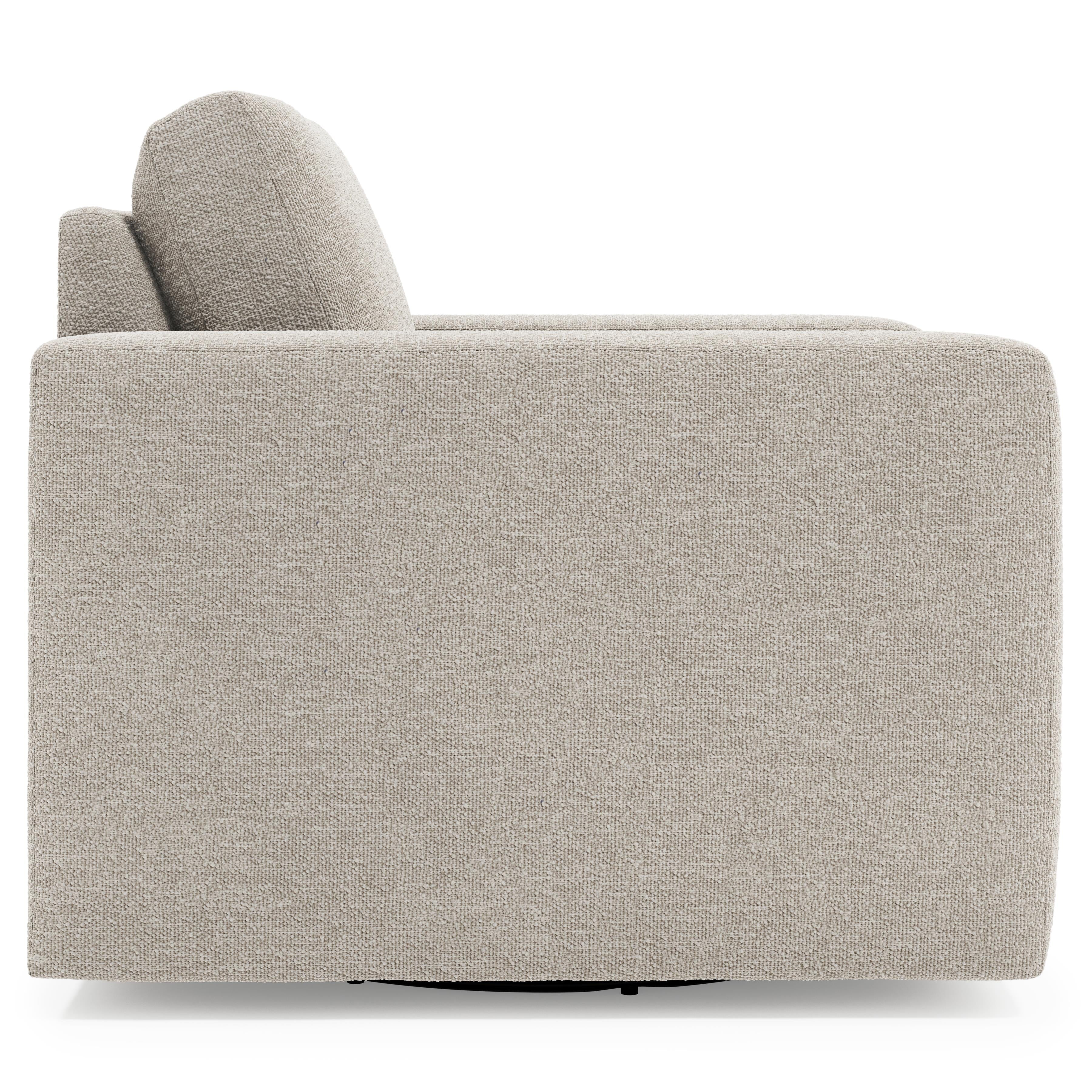 Drew Fabric Swivel Chair by Bernhardt