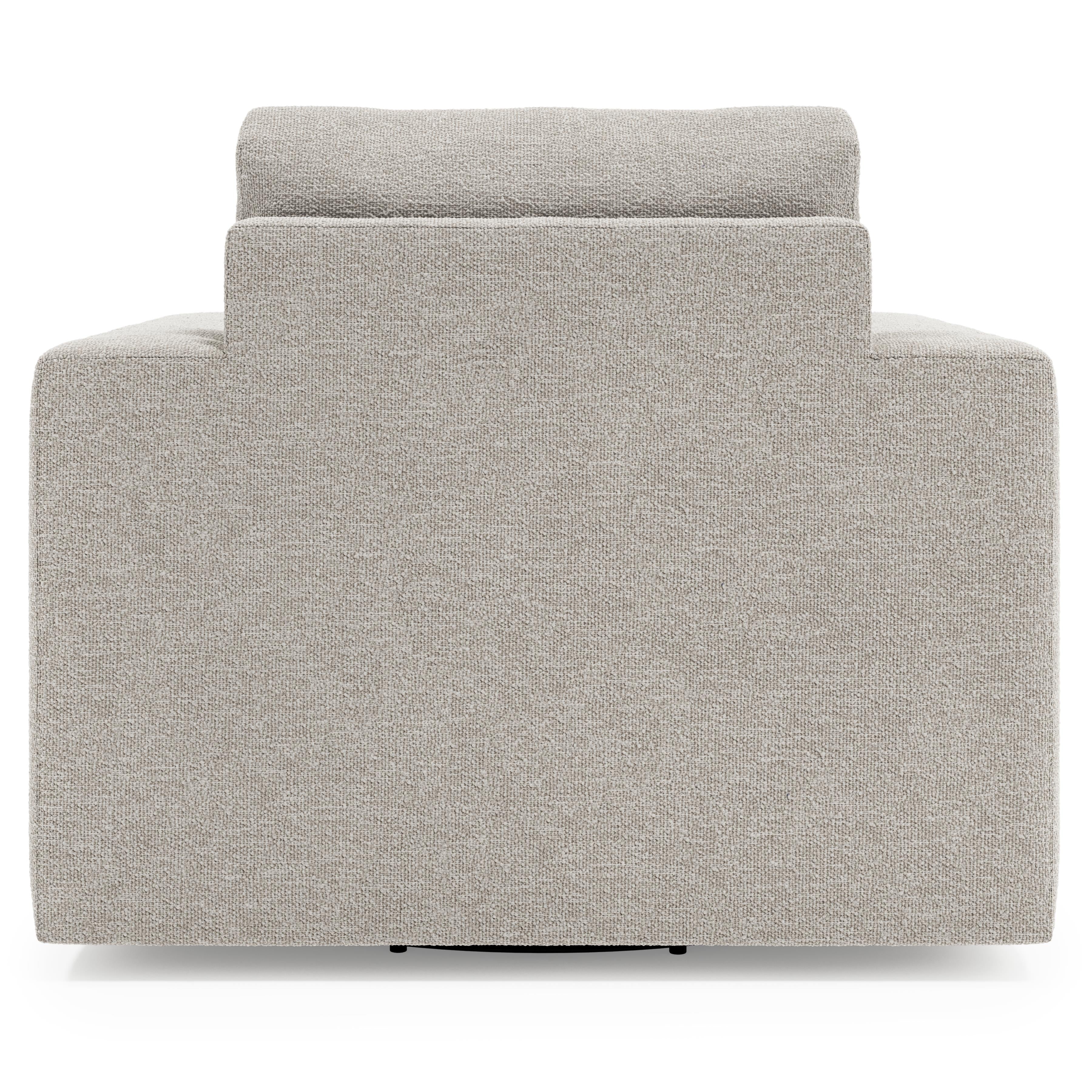 Drew Fabric Swivel Chair by Bernhardt